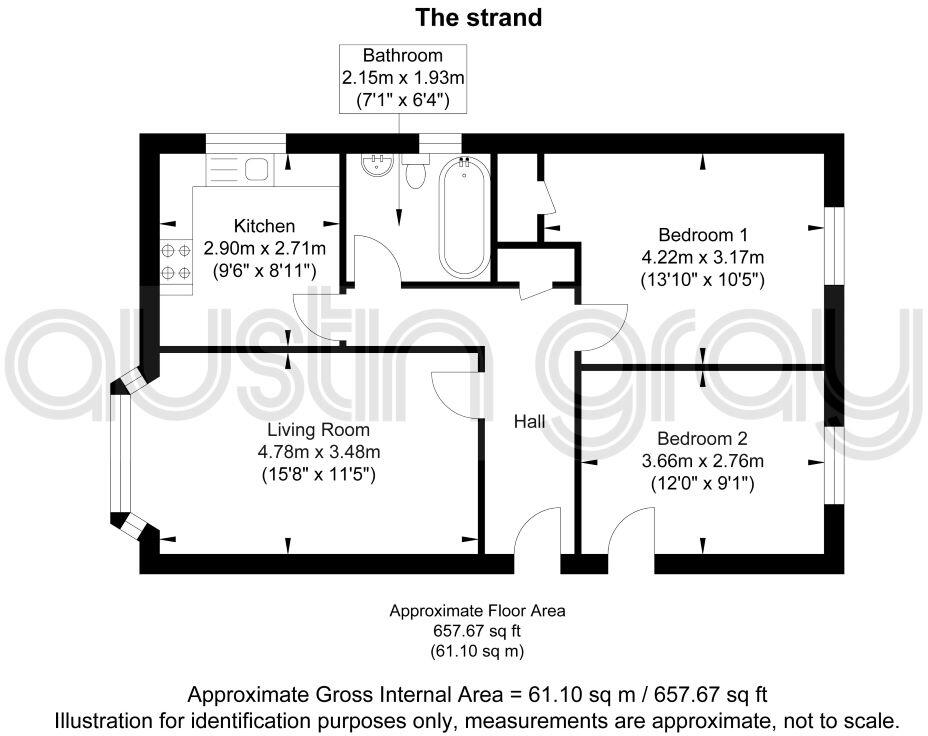 Rowan House, 12A The Strand, Goring-by-Sea, Worthing, BN12 6NR floorplan