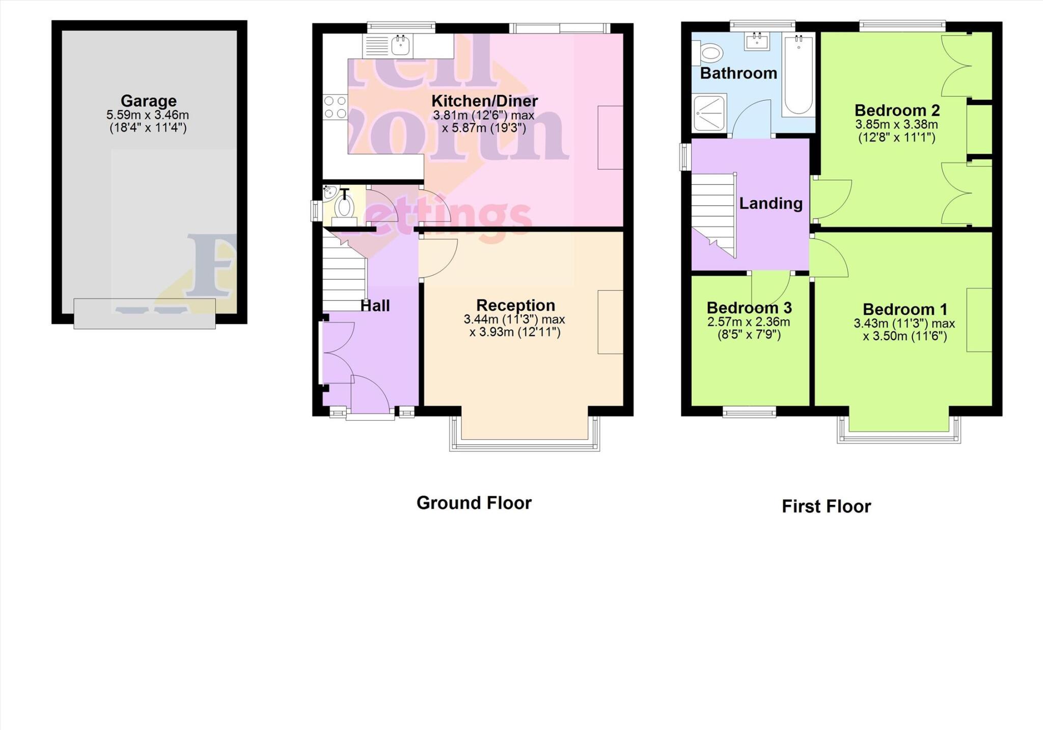 Heather Grove, Ribbleton, Preston floorplan