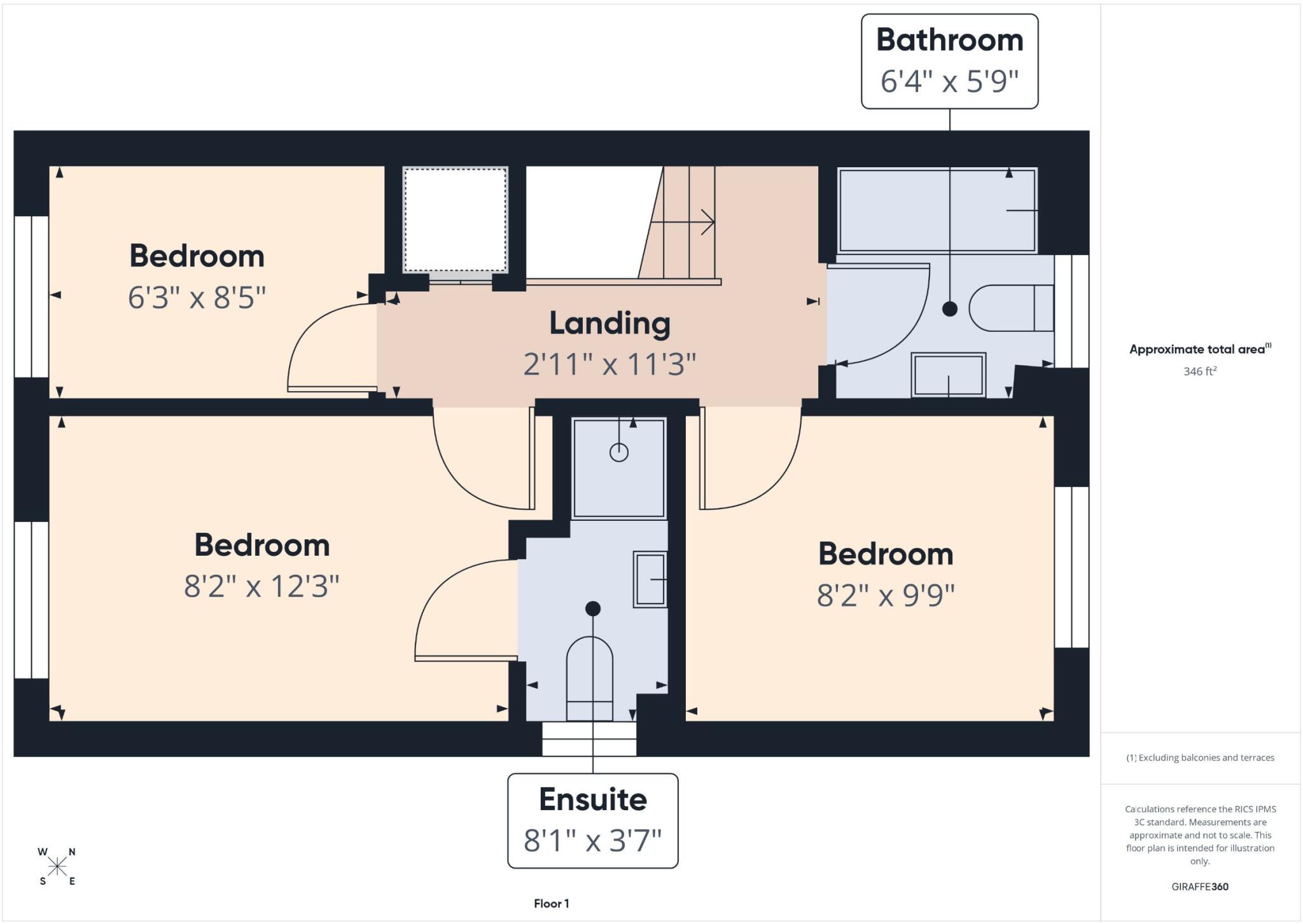 Nant Y Ffyrling, Nantyffyllon, Maesteg floorplan