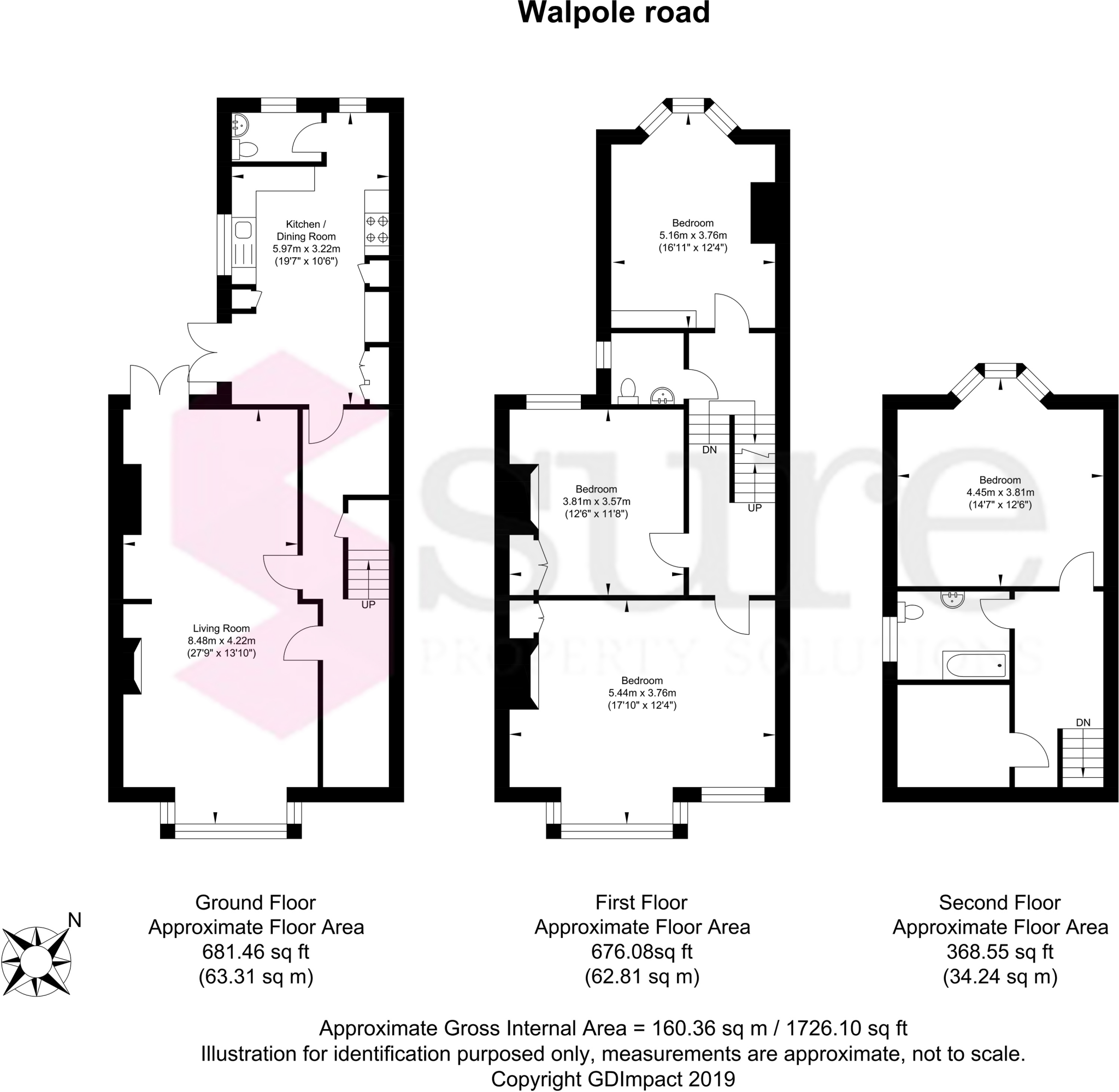 Walpole Road, Brighton floorplan