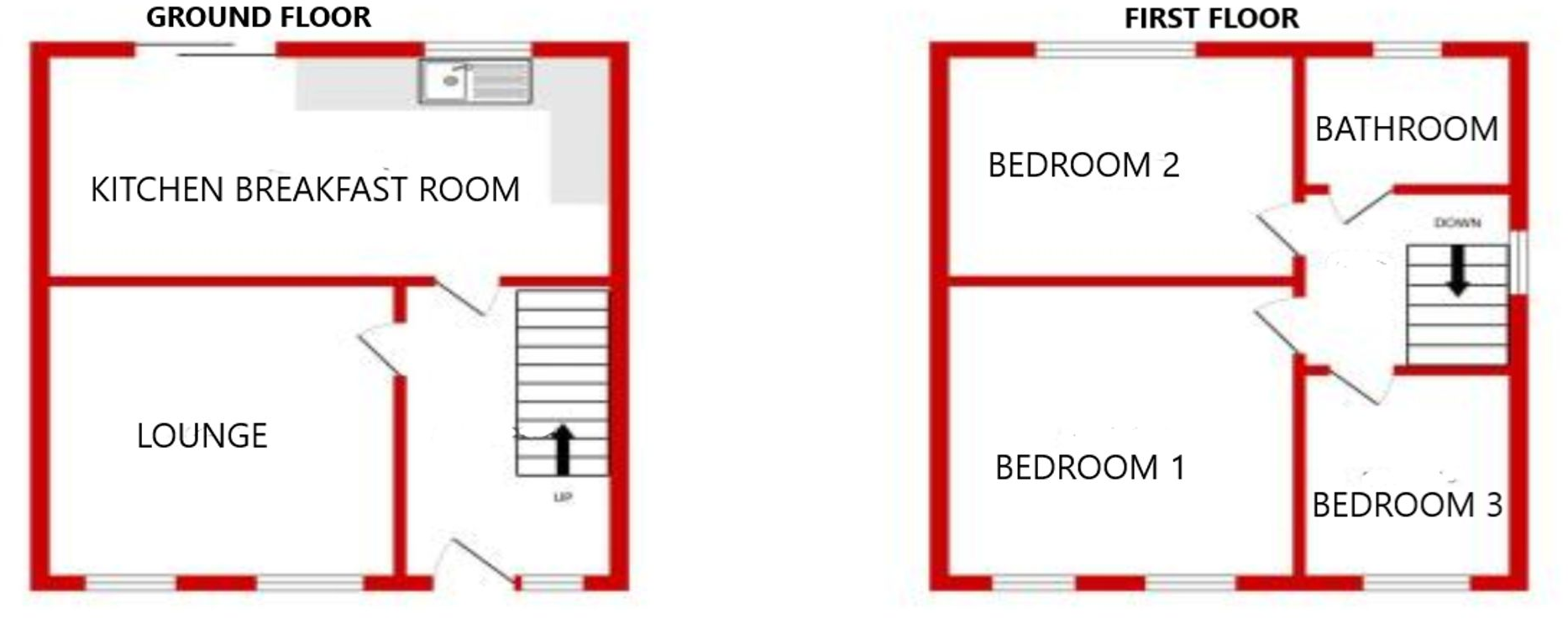 Corncastle Road, Luton, LU1 floorplan