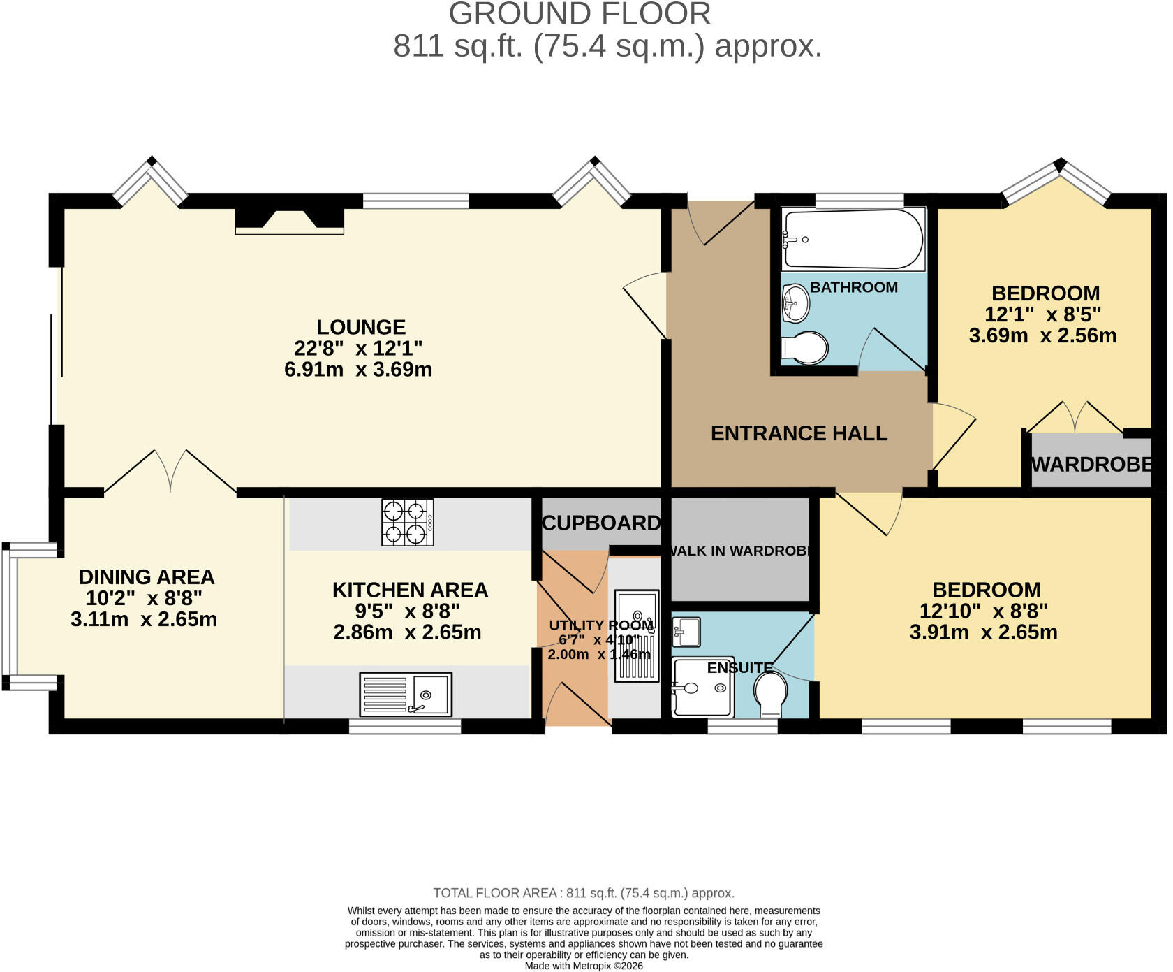 Woodland Park, Pontypool, Torfaen, NP4 6UP floorplan