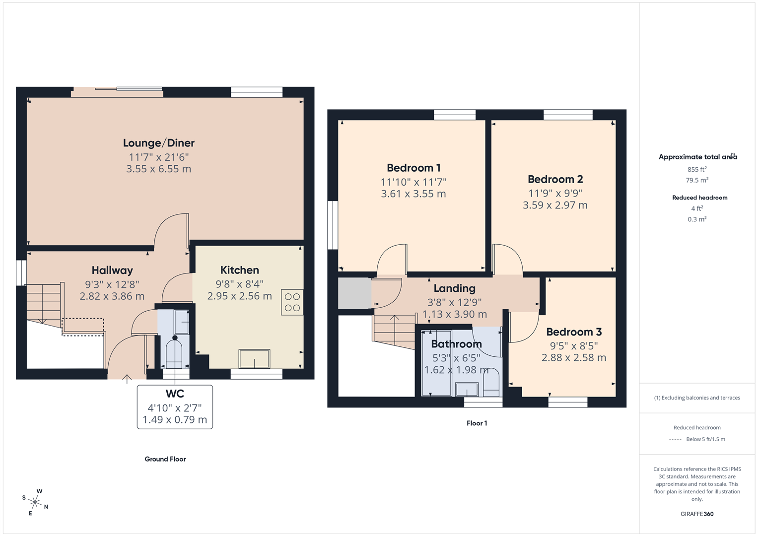Lister Avenue, East Grinstead, West Sussex floorplan