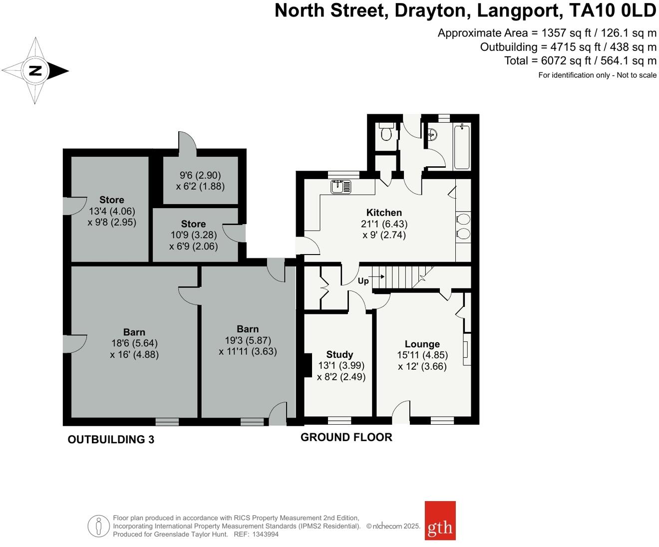 North Street, Drayton, Langport, Somerset, TA10 floorplan