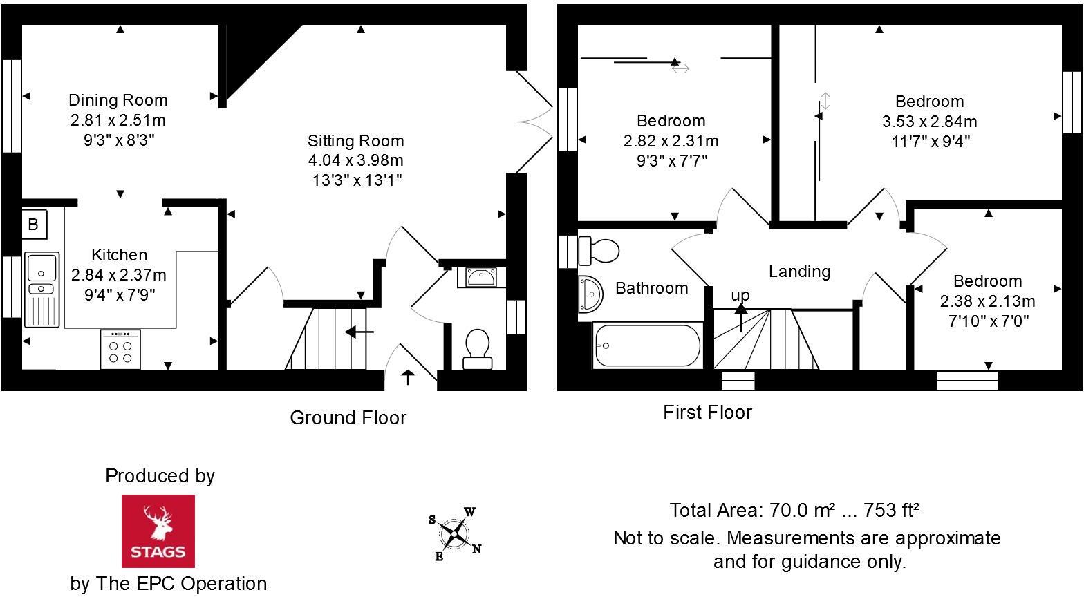 39, Buttercup Way, Bridport floorplan
