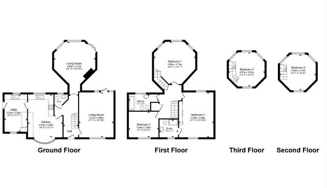The Old Mill, Gidding Road, Sawtry, Huntingdon, Cambridgeshire PE28 5UJ floorplan