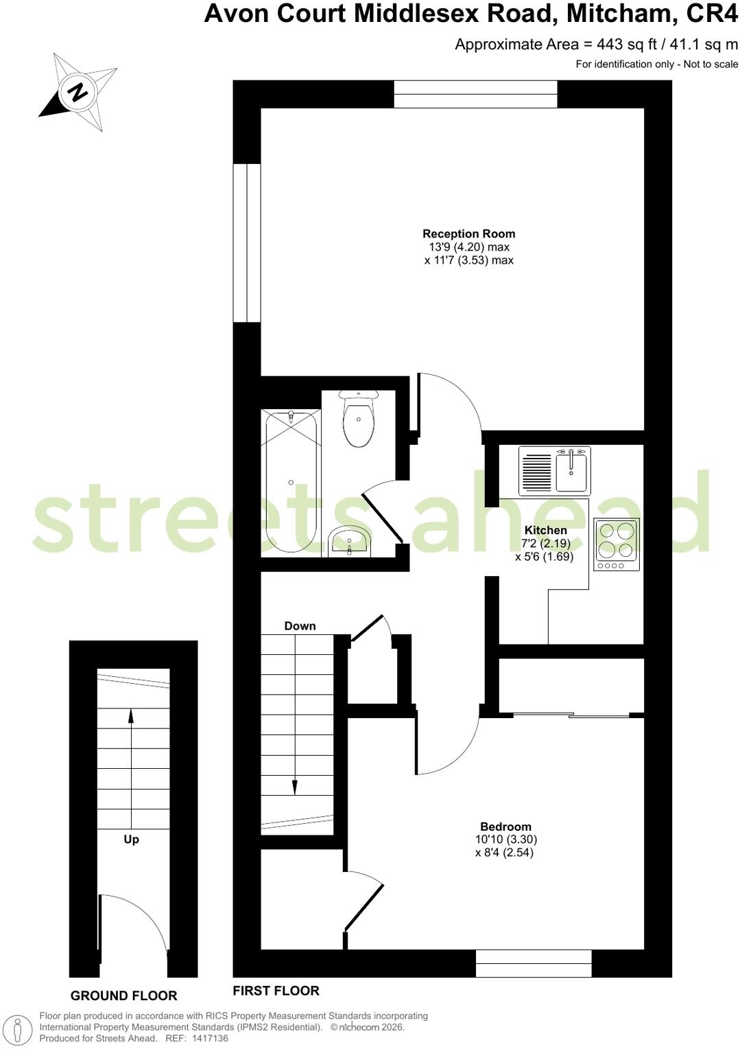 Middlesex Road, Mitcham, CR4 floorplan