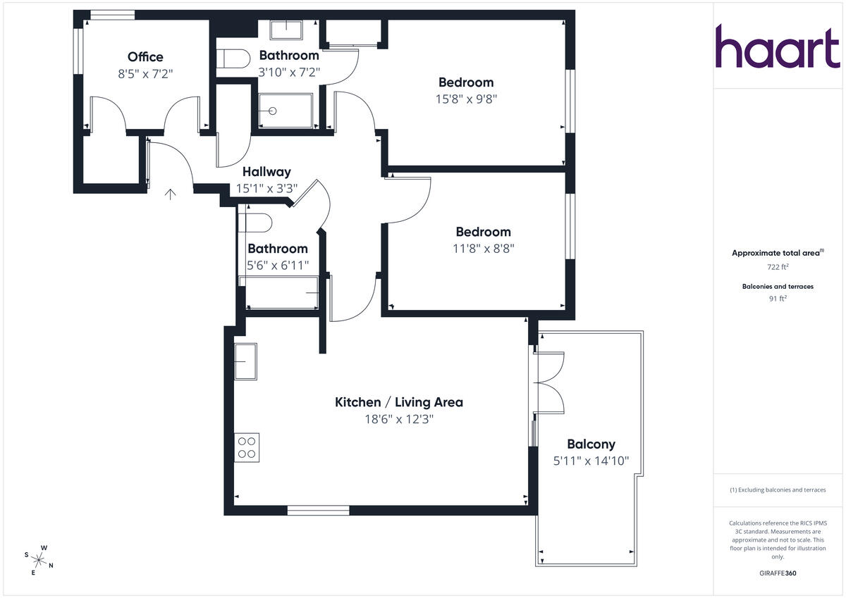 Somerset Walk, Milton Keynes floorplan