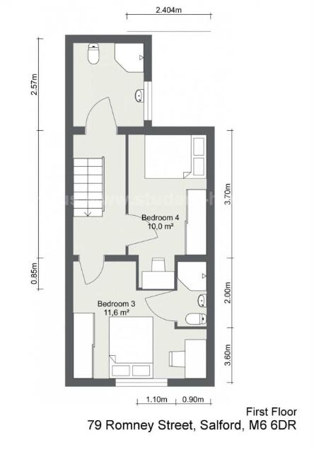 Romney Street, Salford floorplan