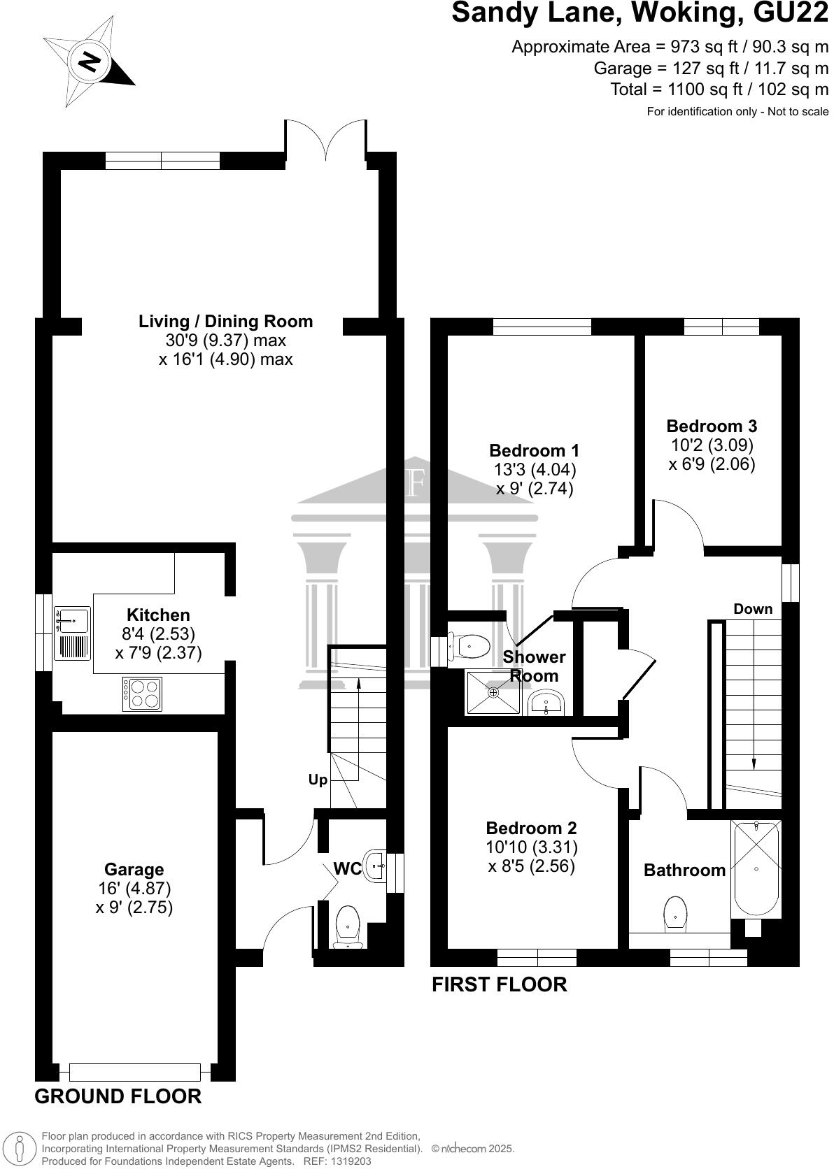 Woking, Surrey, GU22 floorplan