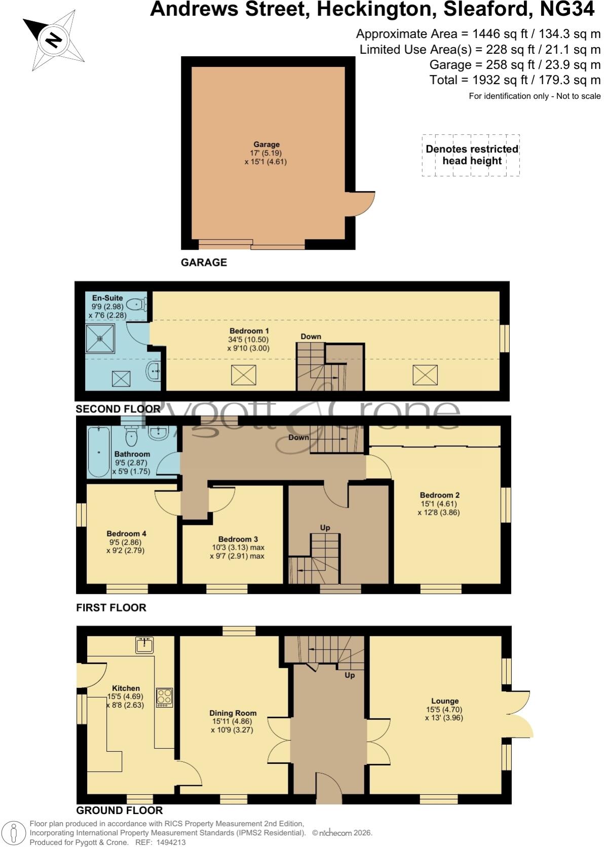 14 St. Andrews Street, Heckington floorplan