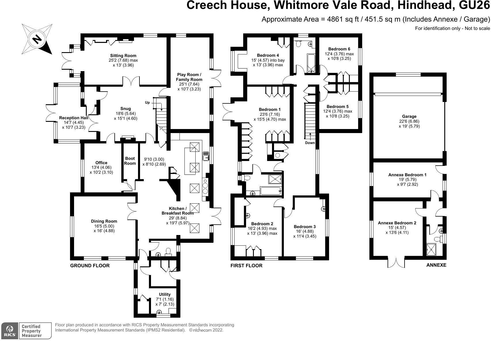 Whitmore Vale Road, Hindhead, Surrey, GU26 floorplan