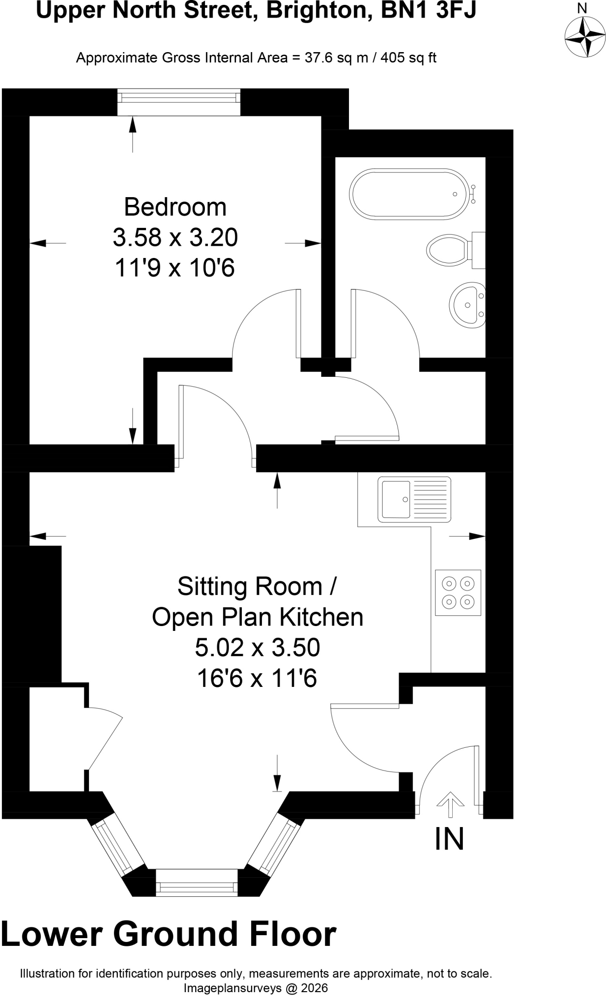Upper North Street, Brighton floorplan