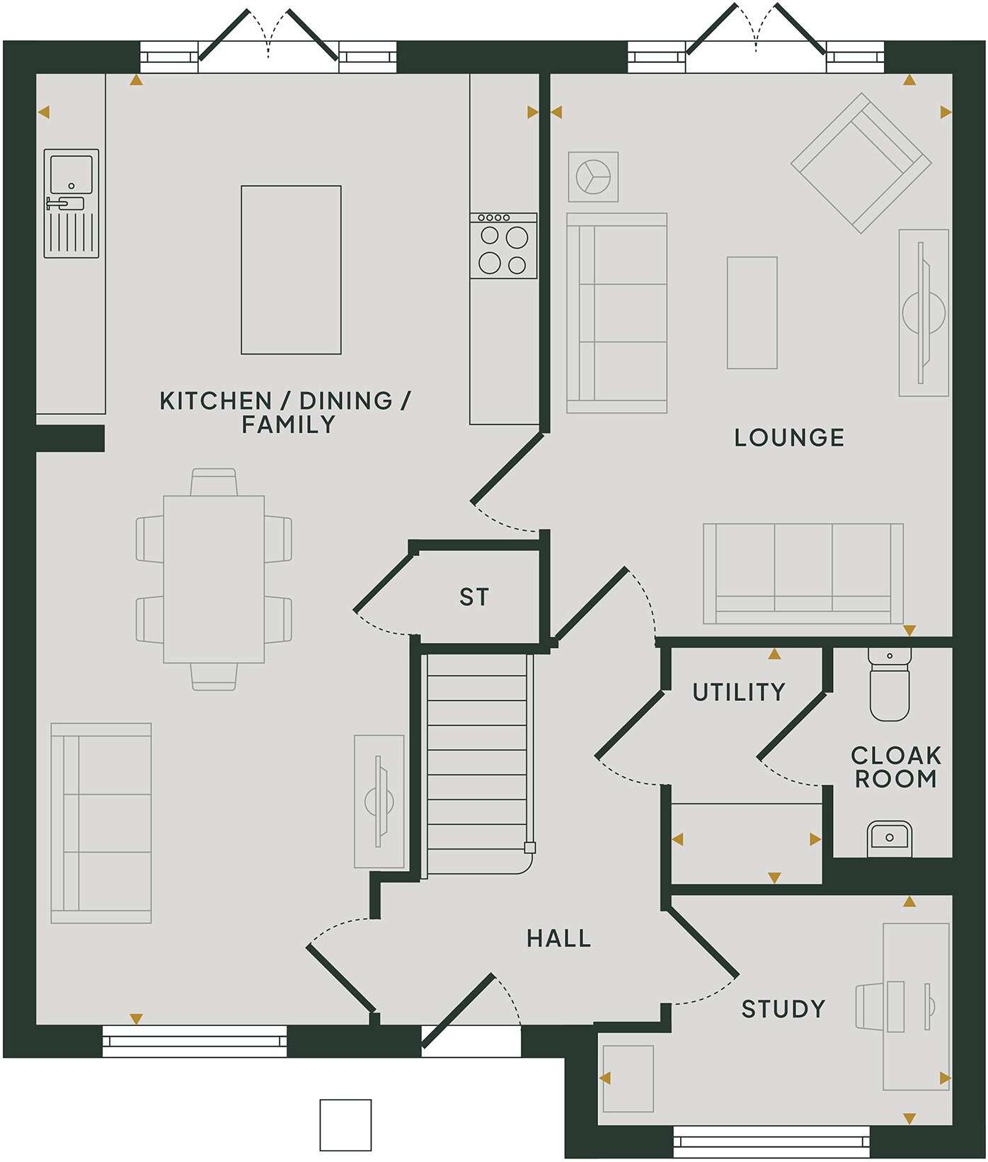 Hollycroft Grange
Normandy Way

Hinckley
LE10 3FG floorplan