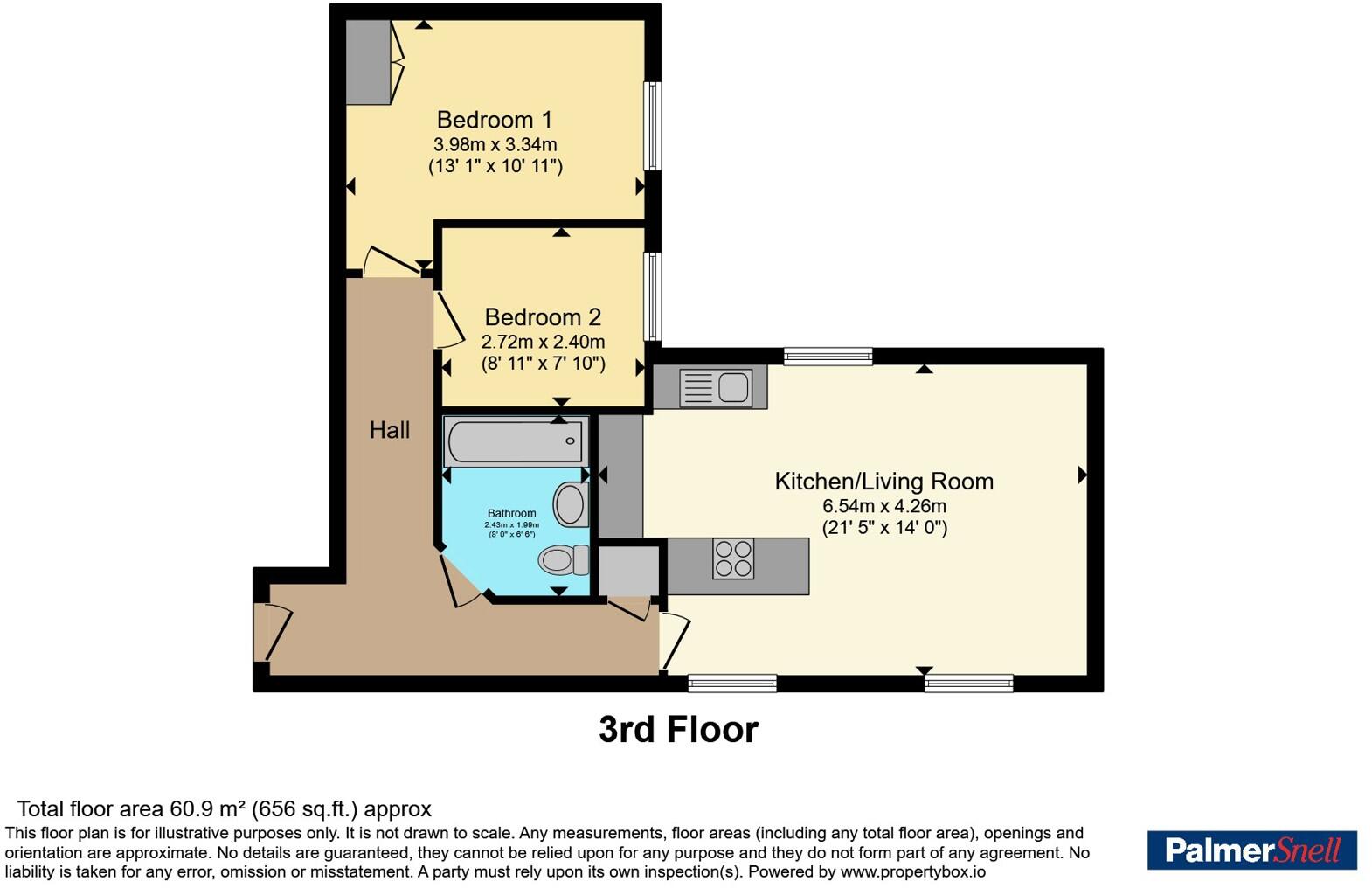 Commercial Road, Bournemouth, Dorset, BH2 floorplan