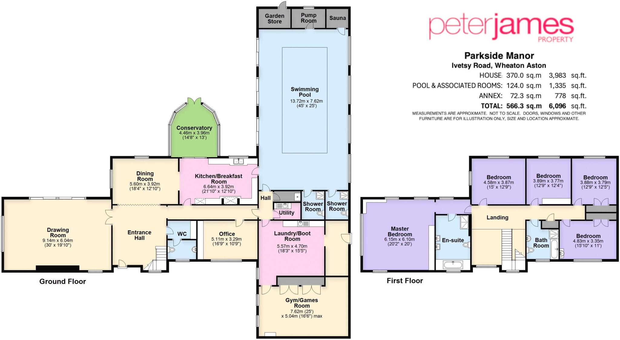 Parkside Manor, Ivetsey Road, Ivetsey Bank, Staffordshire floorplan