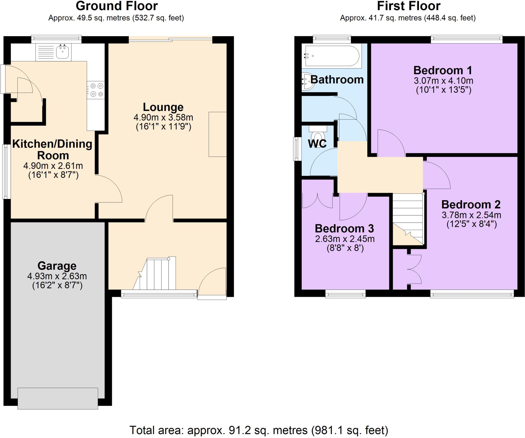 Saunton Way, Selly Oak, Birmingham floorplan