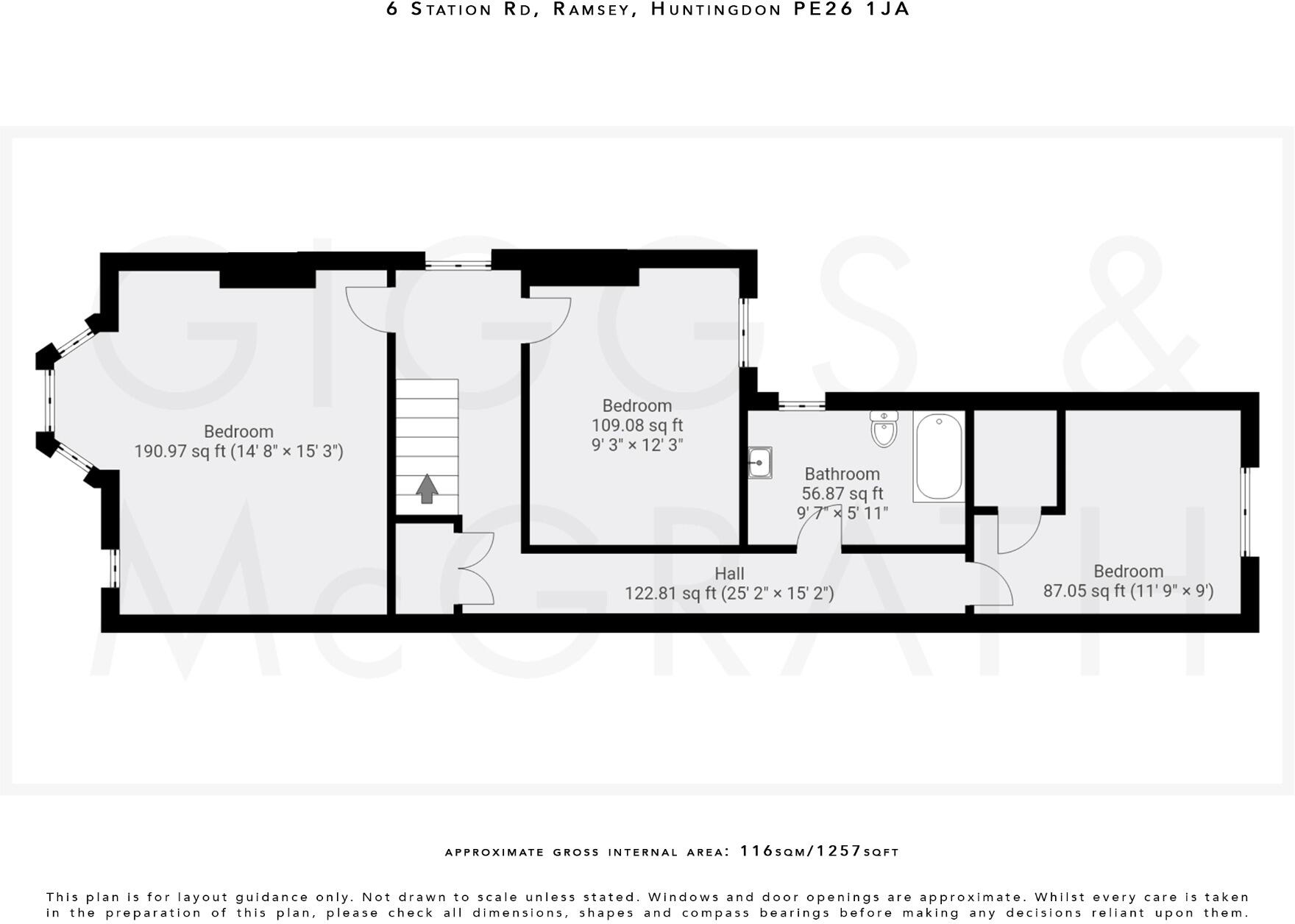 Station Road, Ramsey, Huntingdon, Cambridgeshire, PE26 1JA floorplan