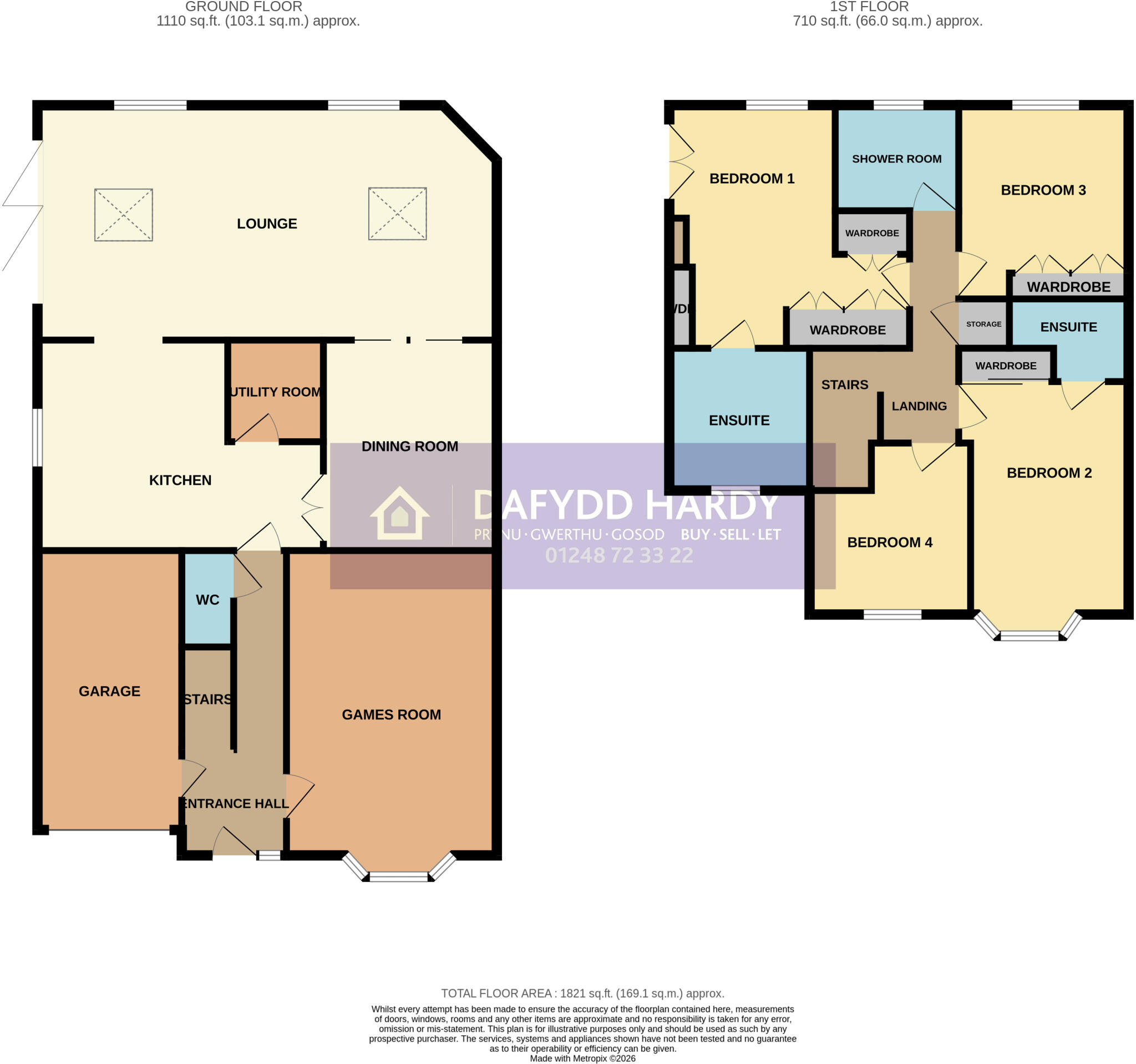 Cerddedfa Glyder, Colwyn Bay, Conwy, LL29 floorplan