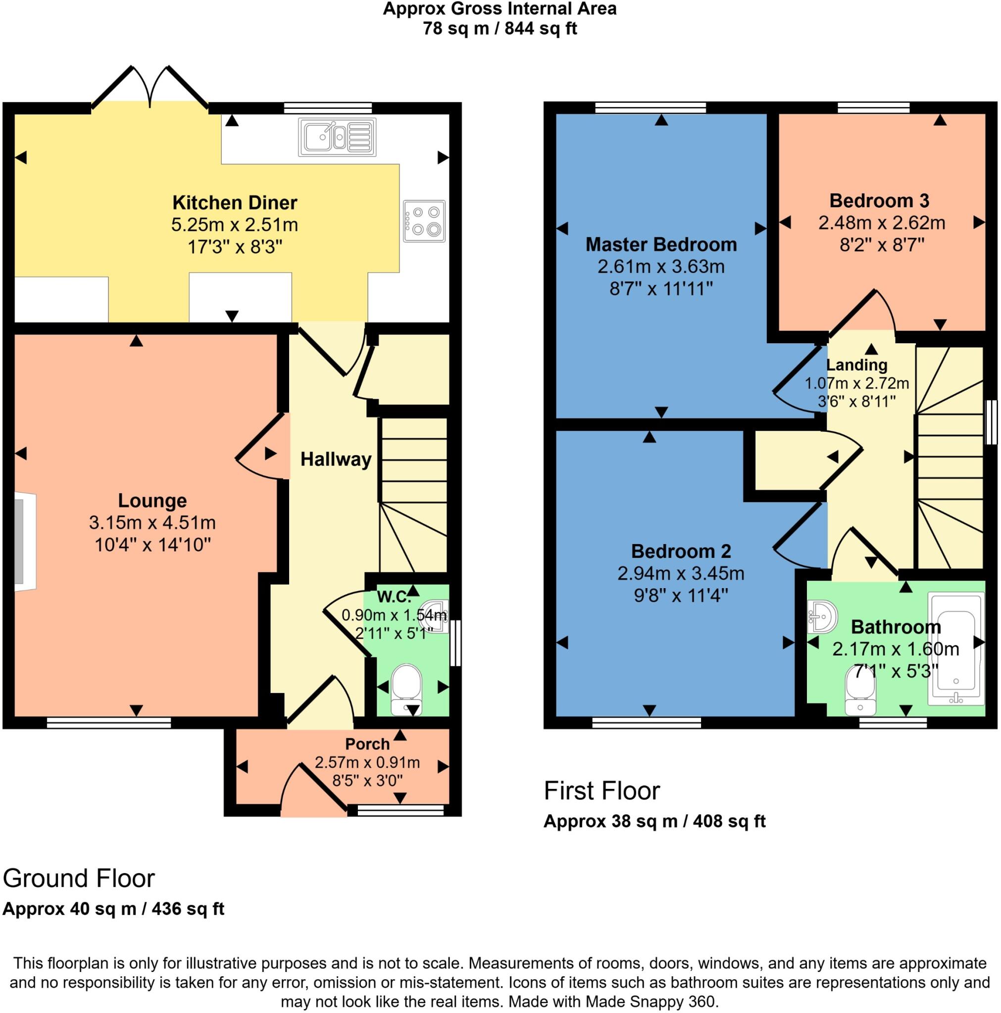 The Heathlands, Warminster, BA12 floorplan