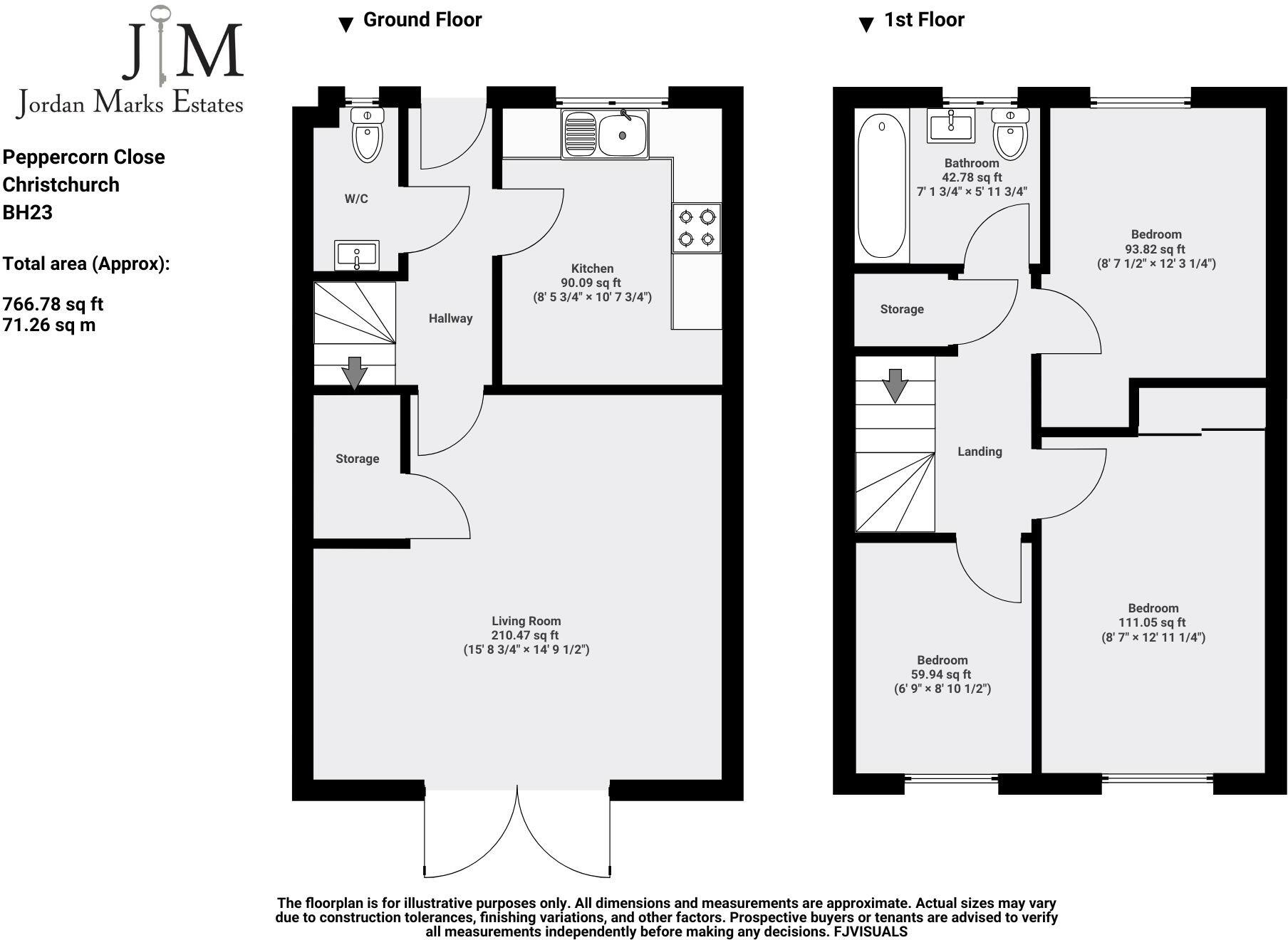 Peppercorn Close, Christchurch, Dorset, BH23 floorplan