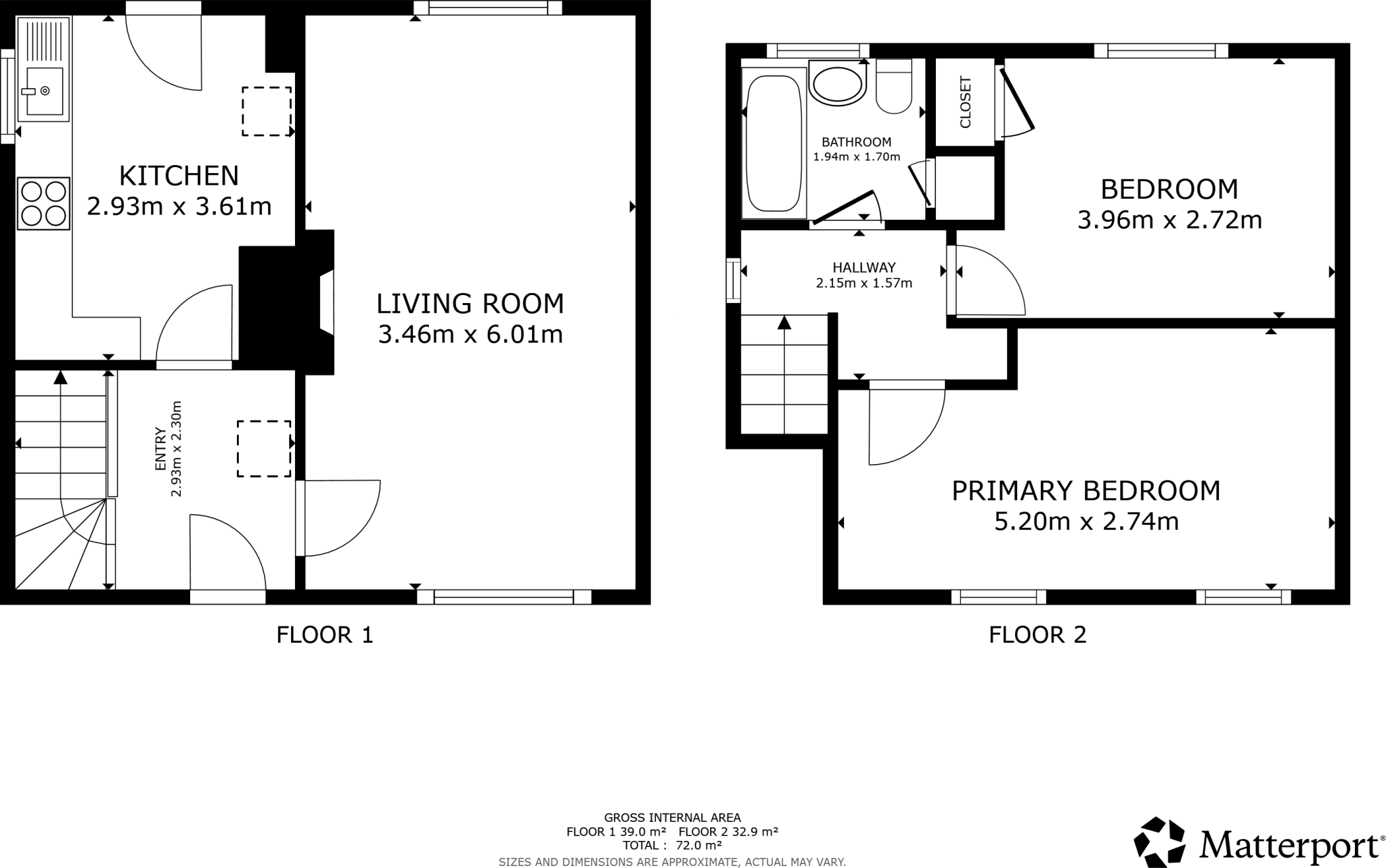 Holly Hill, Shildon floorplan