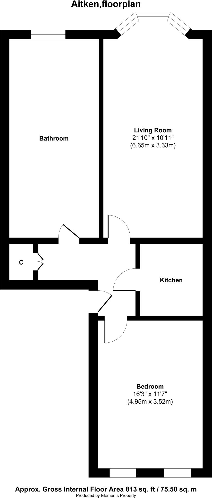 Aitken Street, Glasgow, G31 floorplan