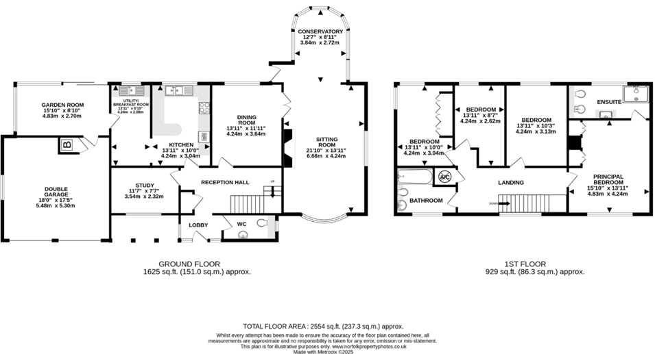 Fakenham Road, Great Witchingham, Norwich, Norfolk, NR9 floorplan