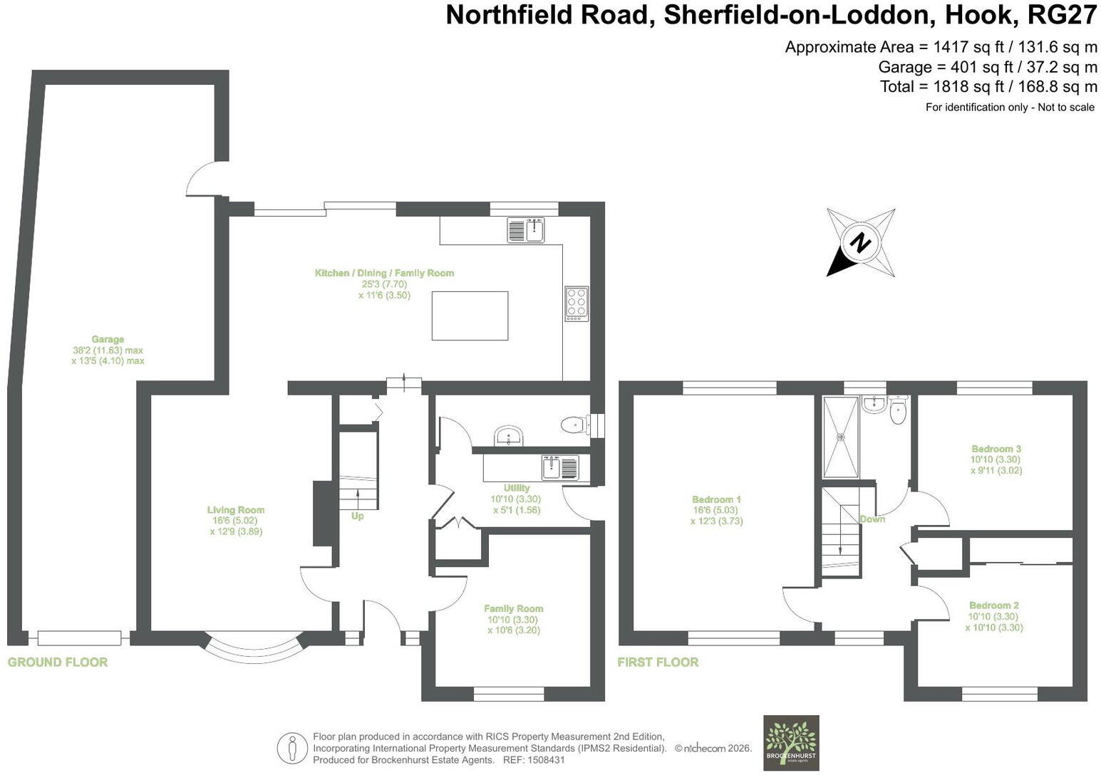 Northfield Road, Sherfield-on-Loddon floorplan