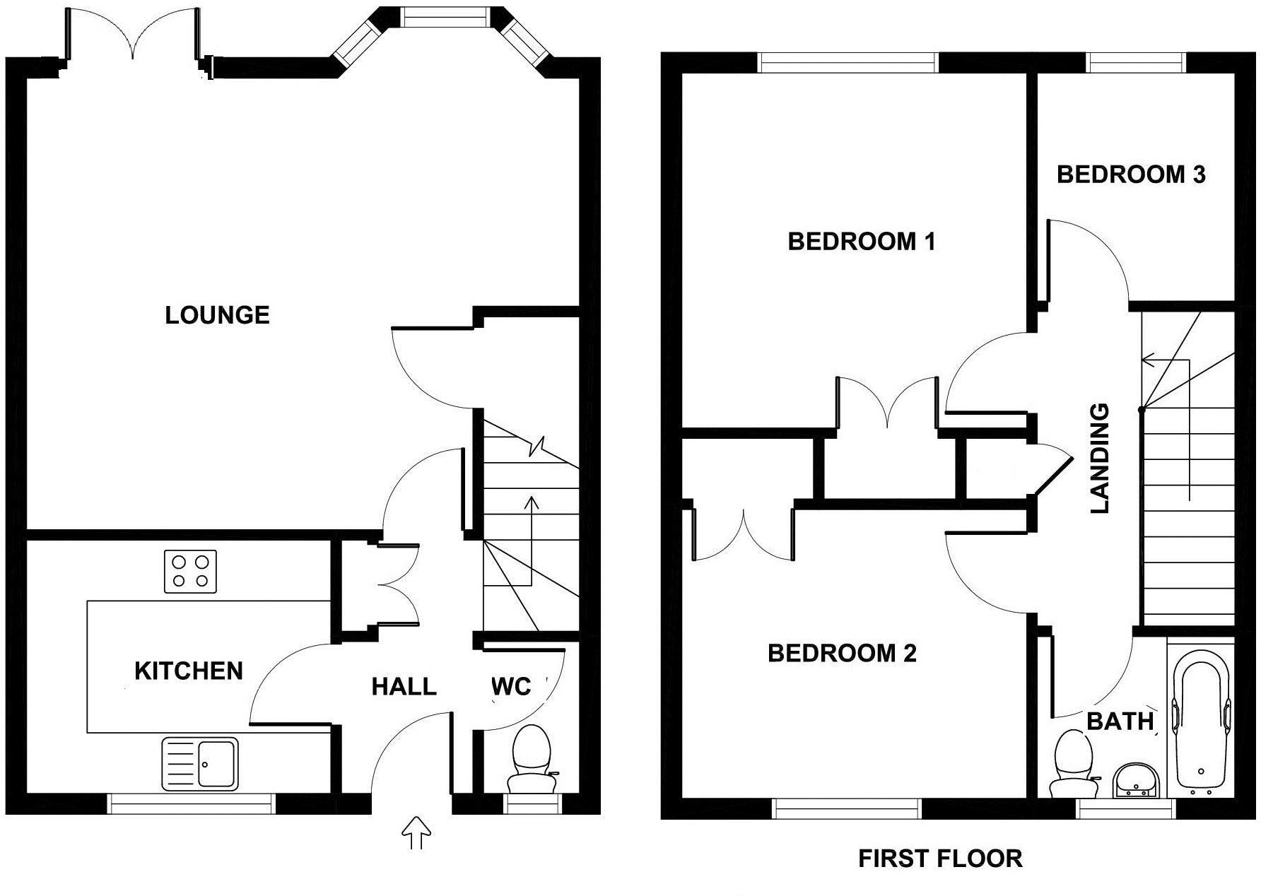 Binsted Avenue, Felpham floorplan