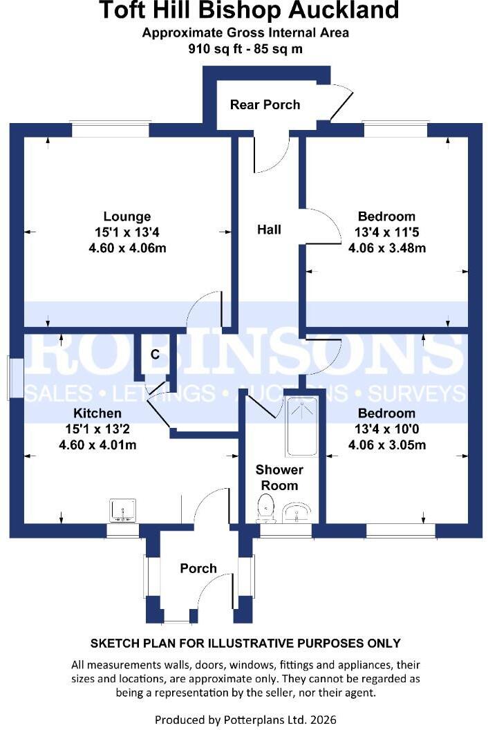 Toft Hill, Bishop Auckland floorplan