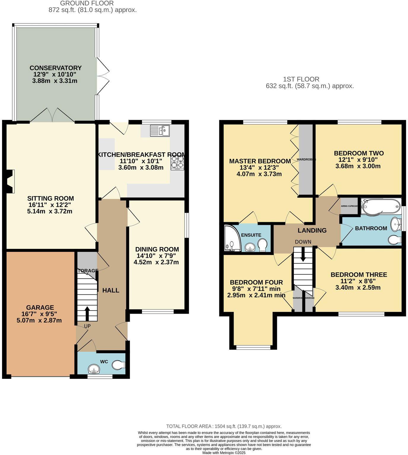 Cherry Close, Offenham, WR11 8SQ floorplan