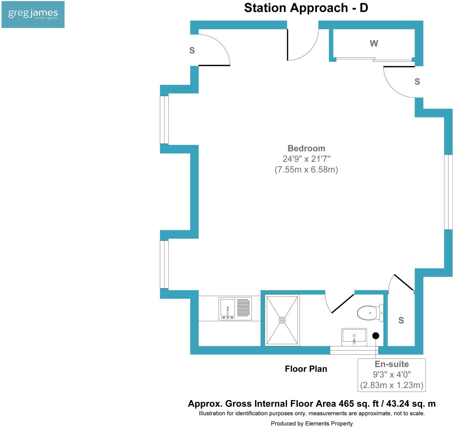 3 Station Approach, Aldershot, Hampshire, GU12 floorplan