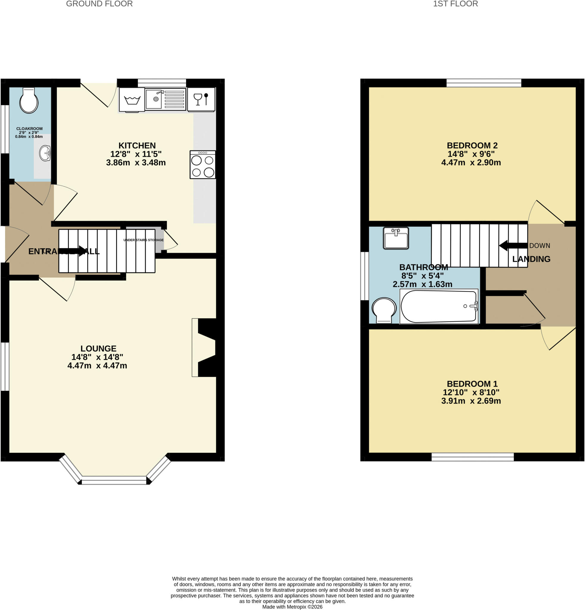 Pople Street, Wymondham, Norfolk, NR18 floorplan