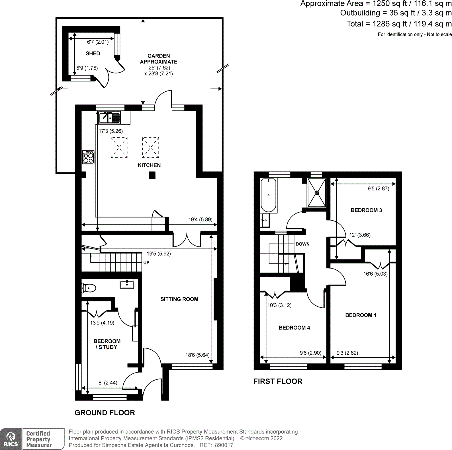 Haleswood, Cobham, KT11 floorplan