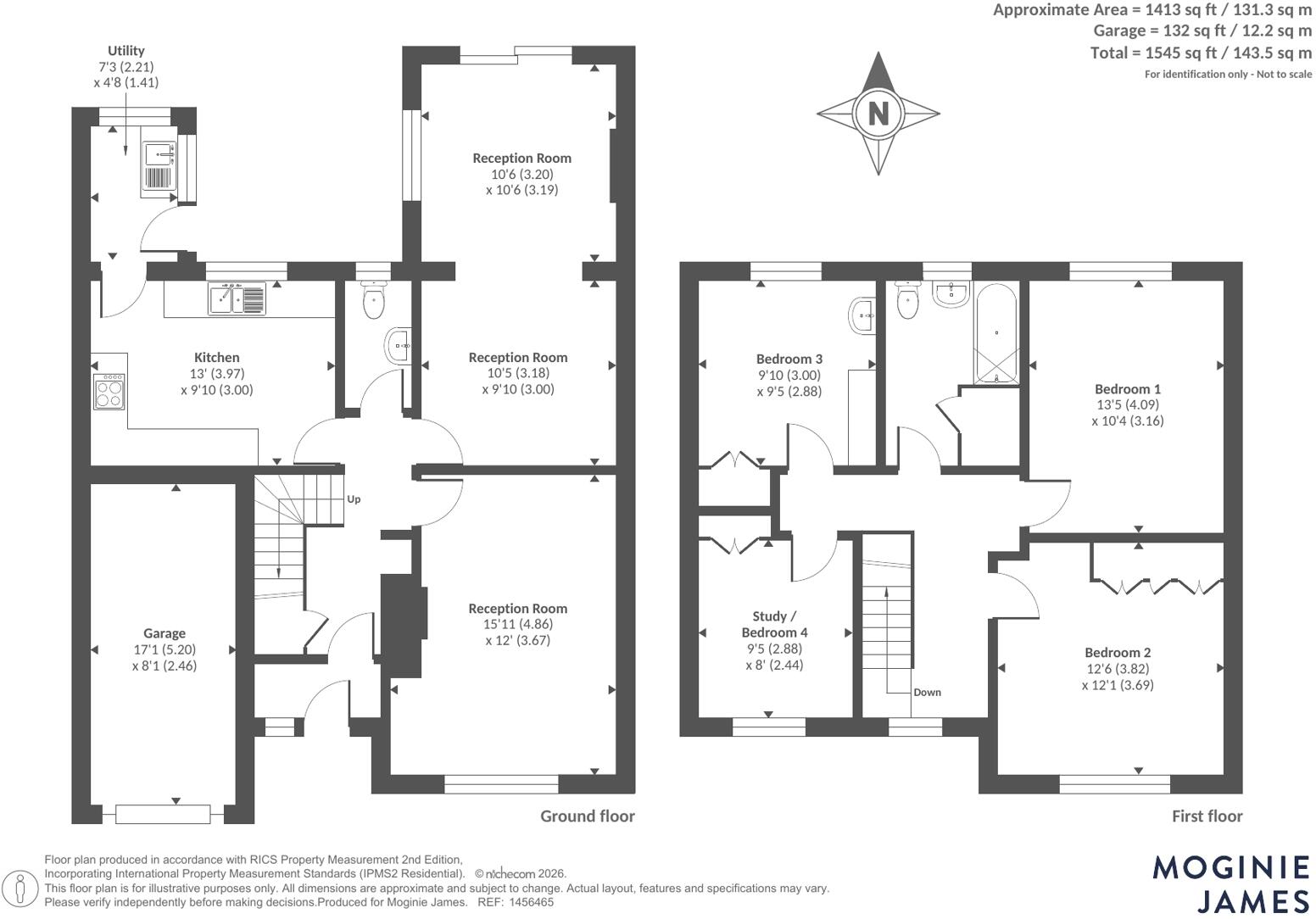 Brynderwen Close, Cardiff floorplan