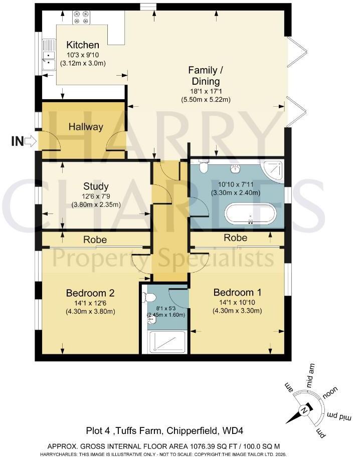 Tuffs Mews, Tuffs Farm, Tower Hill, Chipperfield floorplan