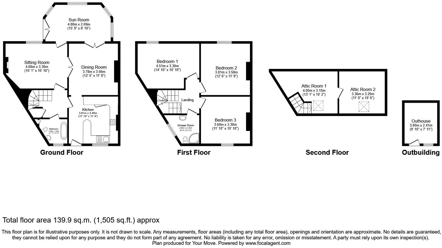 South View Terrace, Station Hill, Wigton, Cumbria, CA7 floorplan