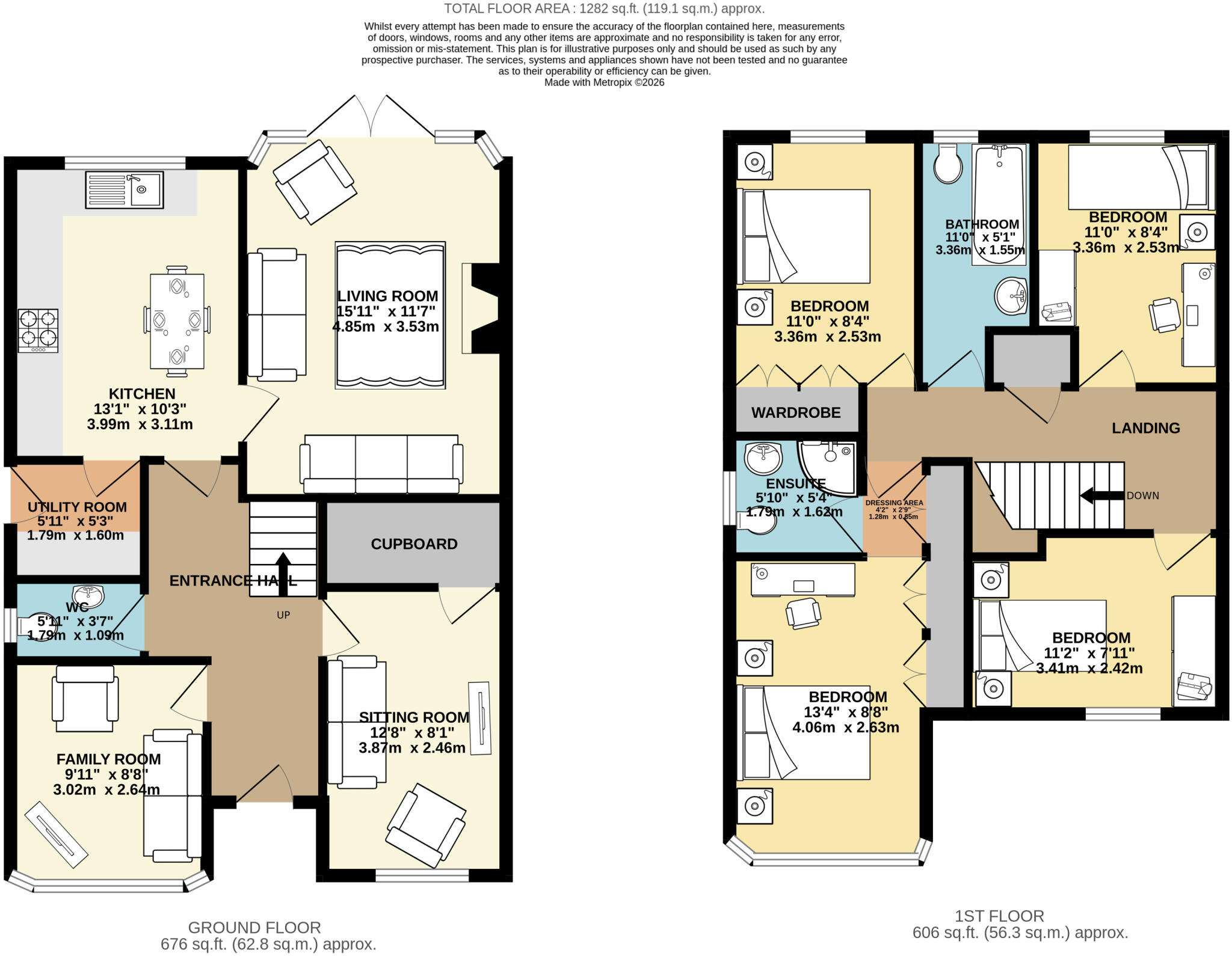 10 Lostrigg Close, Little Clifton, Workington, Cumbria floorplan
