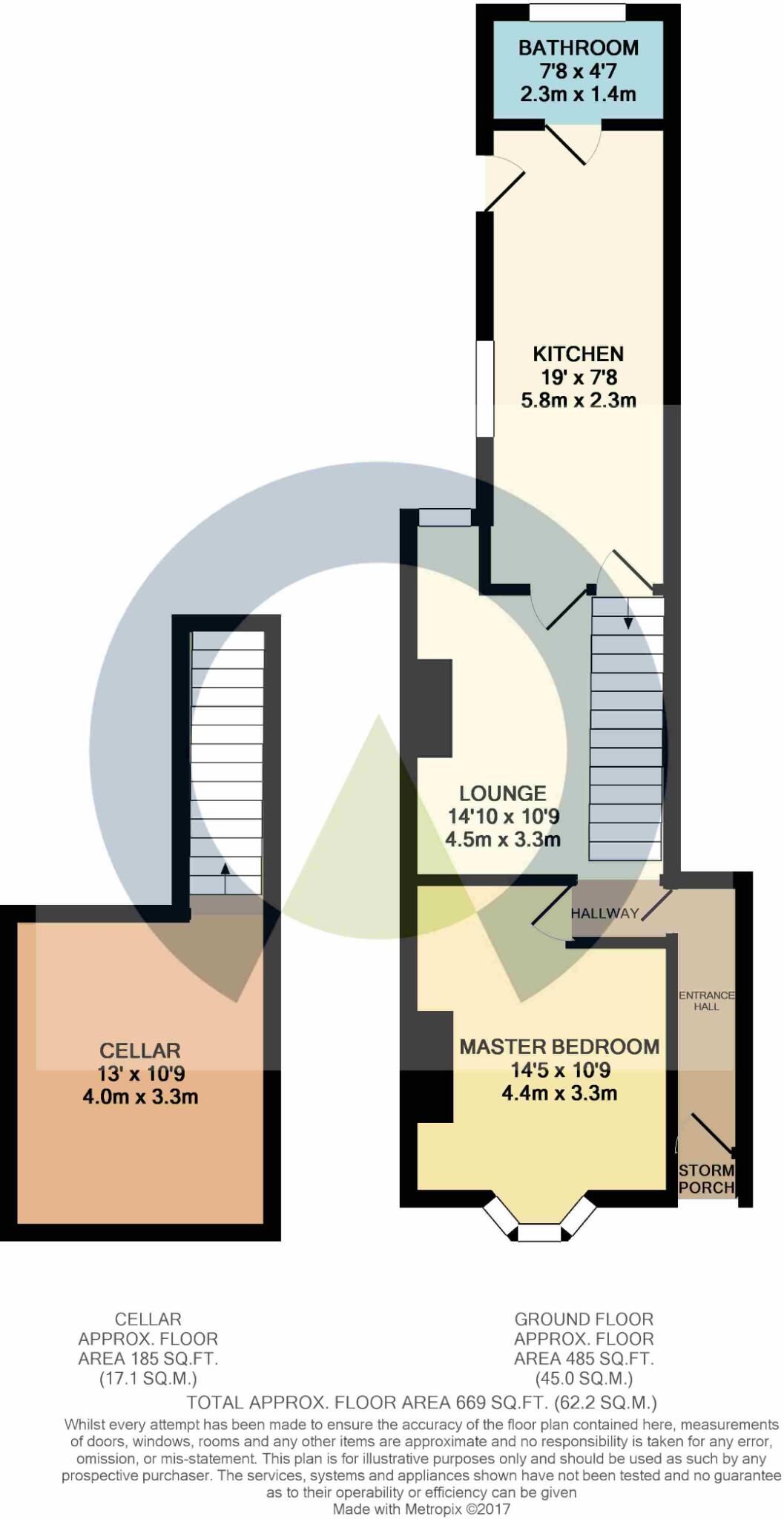 Abington Avenue, Northampton, Northamptonshire, NN1 floorplan