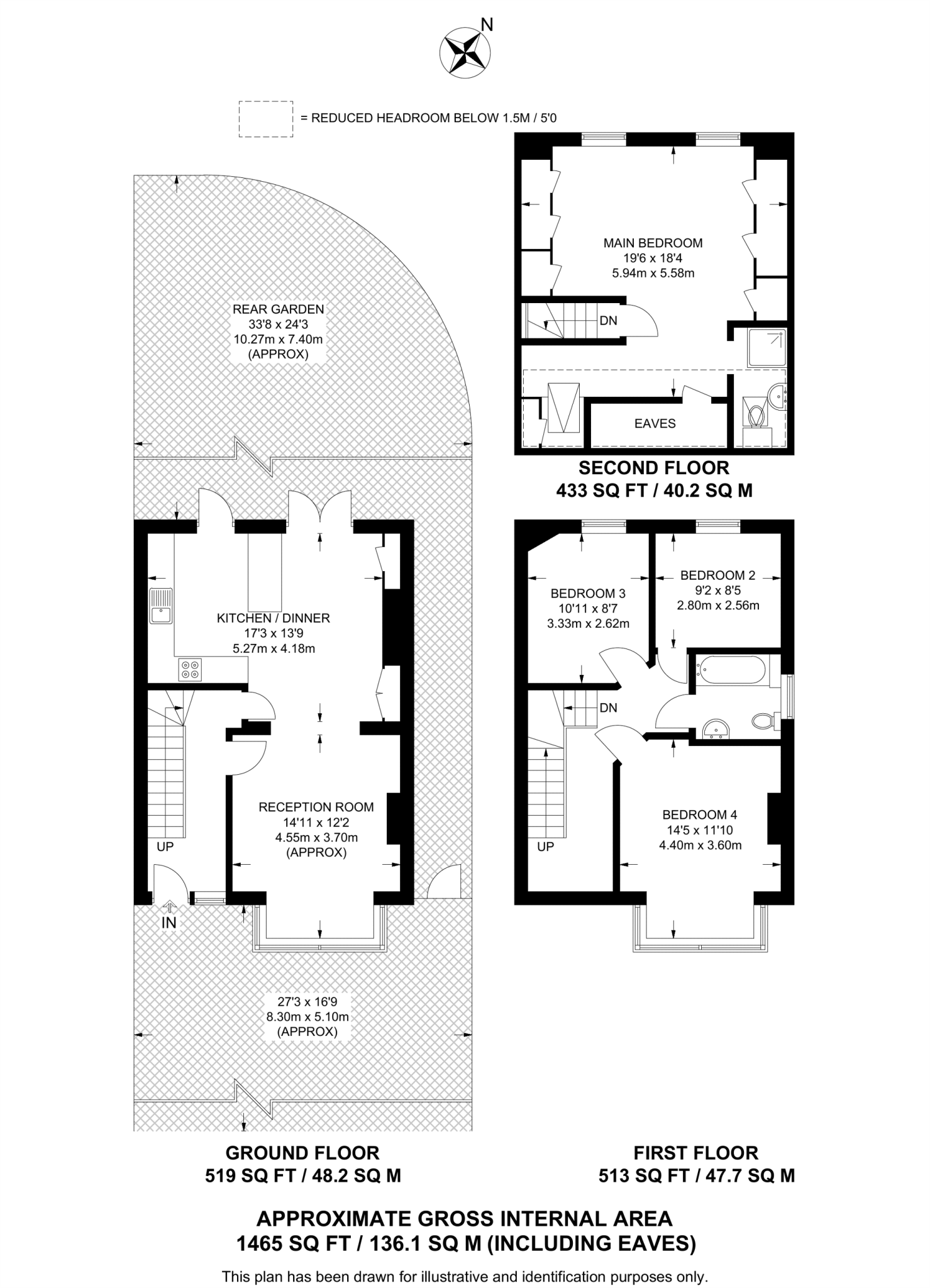 Underhill Road, East Dulwich, London, SE22 floorplan
