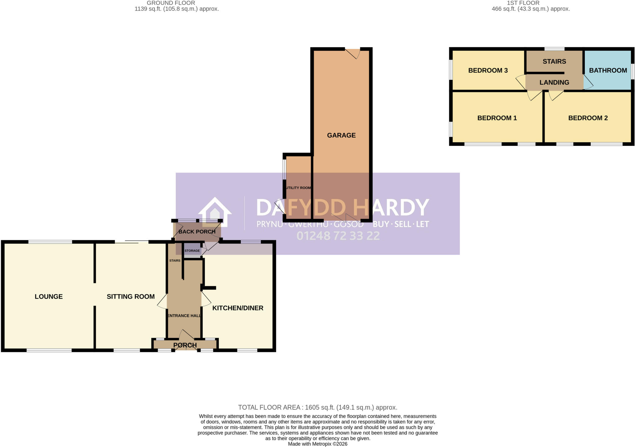 Old Mill Road, Dwygyfylchi, Penmaenmawr, Conwy, LL34 floorplan