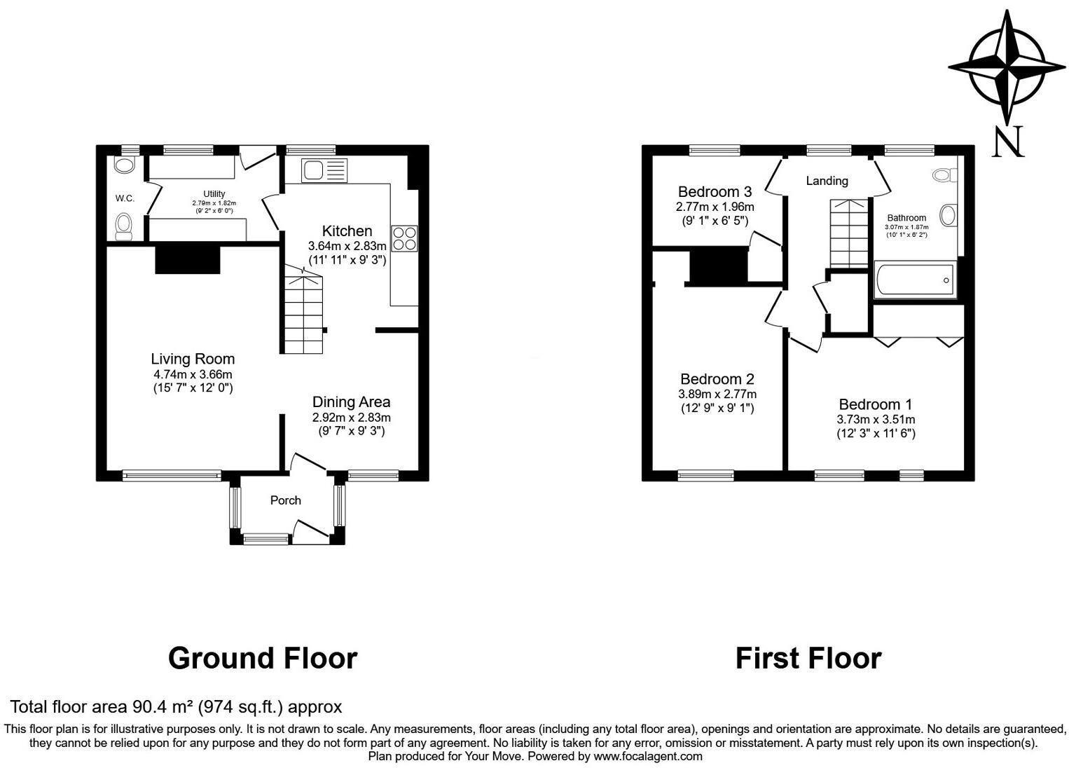 Tainter Road, Hadlow, Tonbridge, Kent, TN11 floorplan