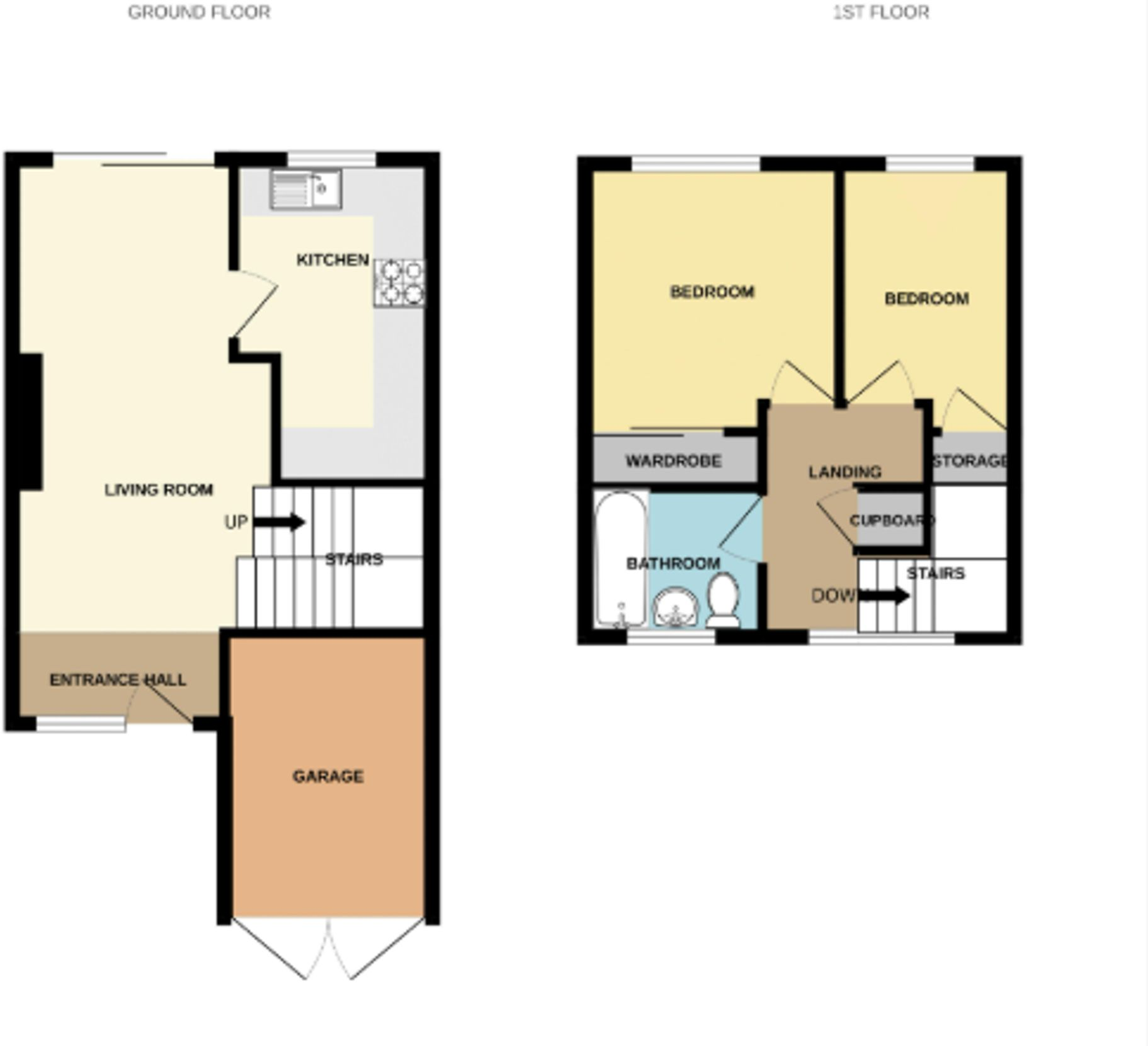 Pitts Close, Taunton, TA1 floorplan
