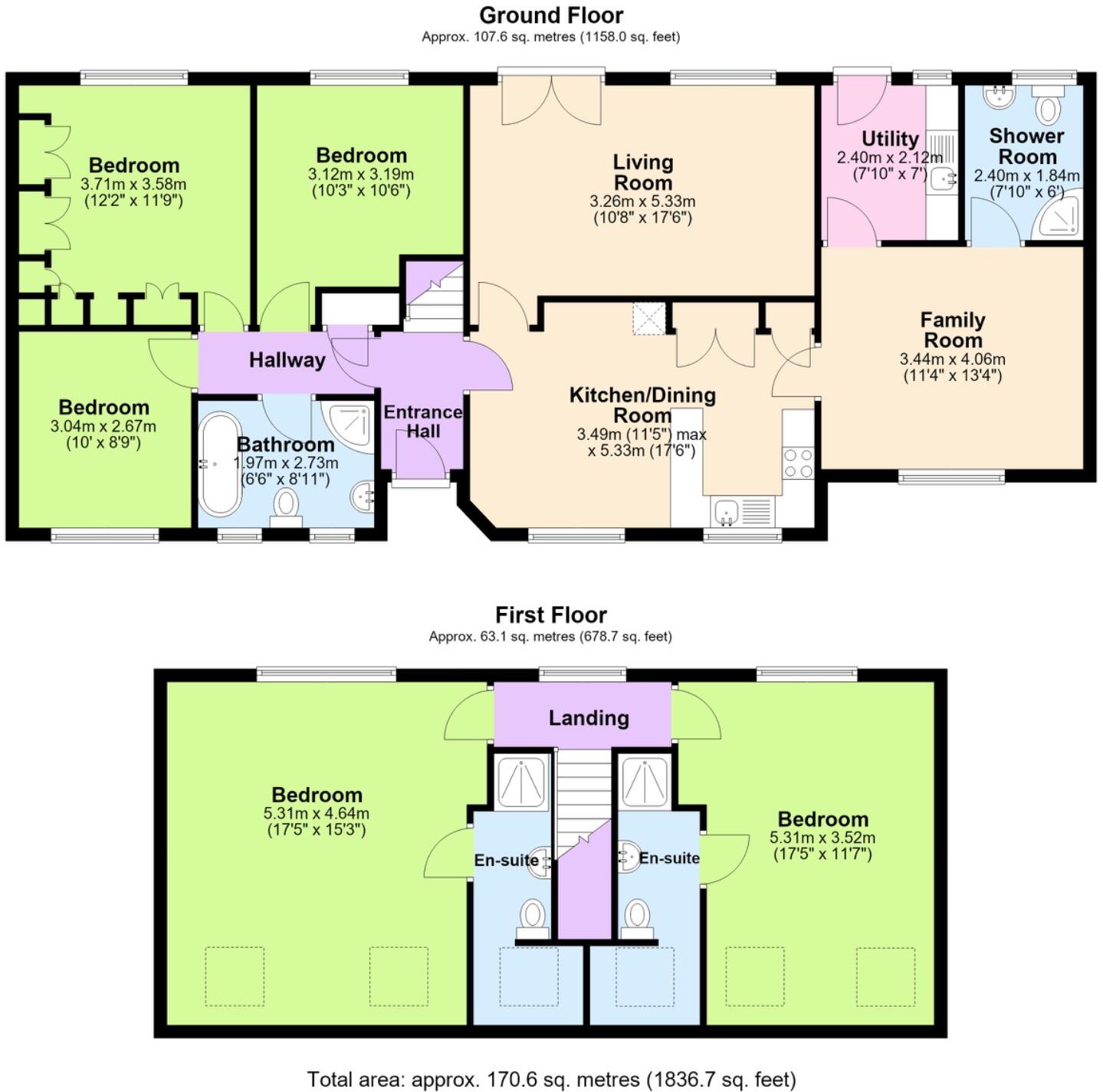 Holly Road, Little Dawley, Telford, Shropshire, TF4 3HA floorplan