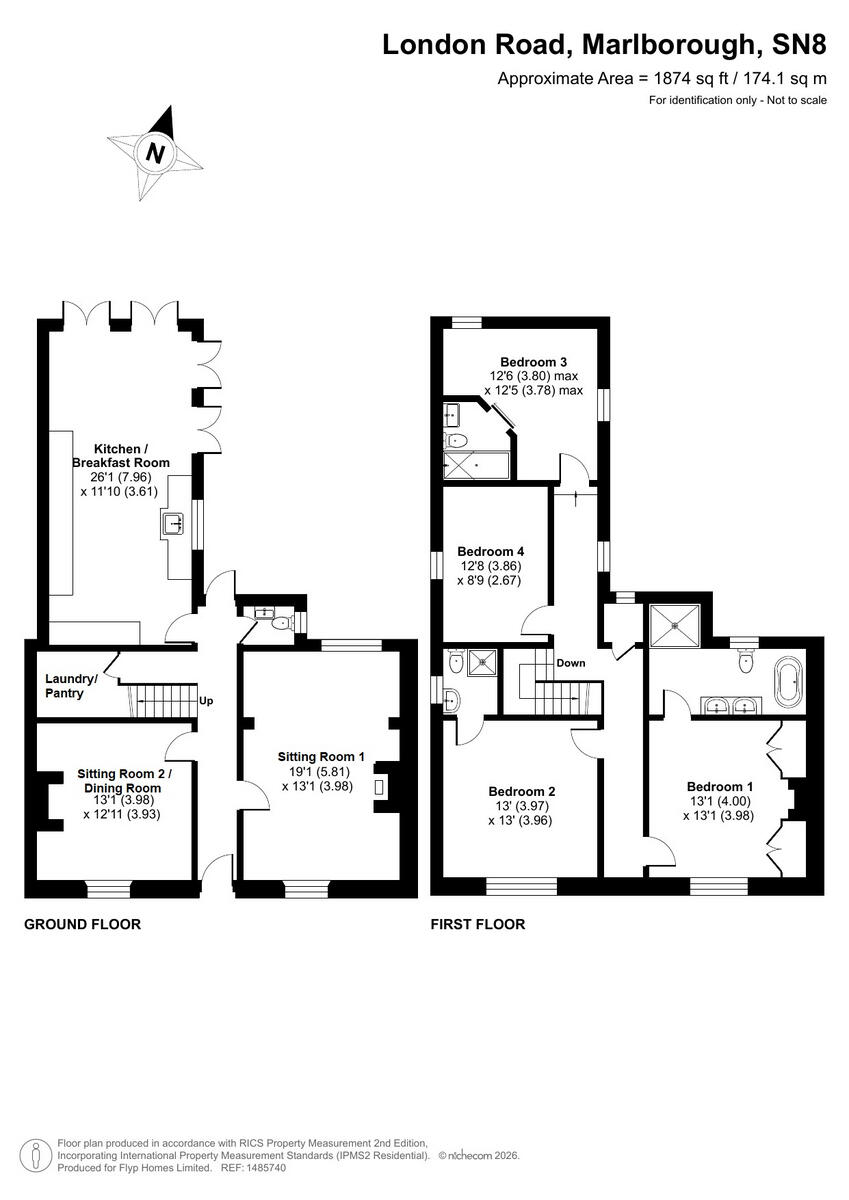 London Road, MARLBOROUGH floorplan