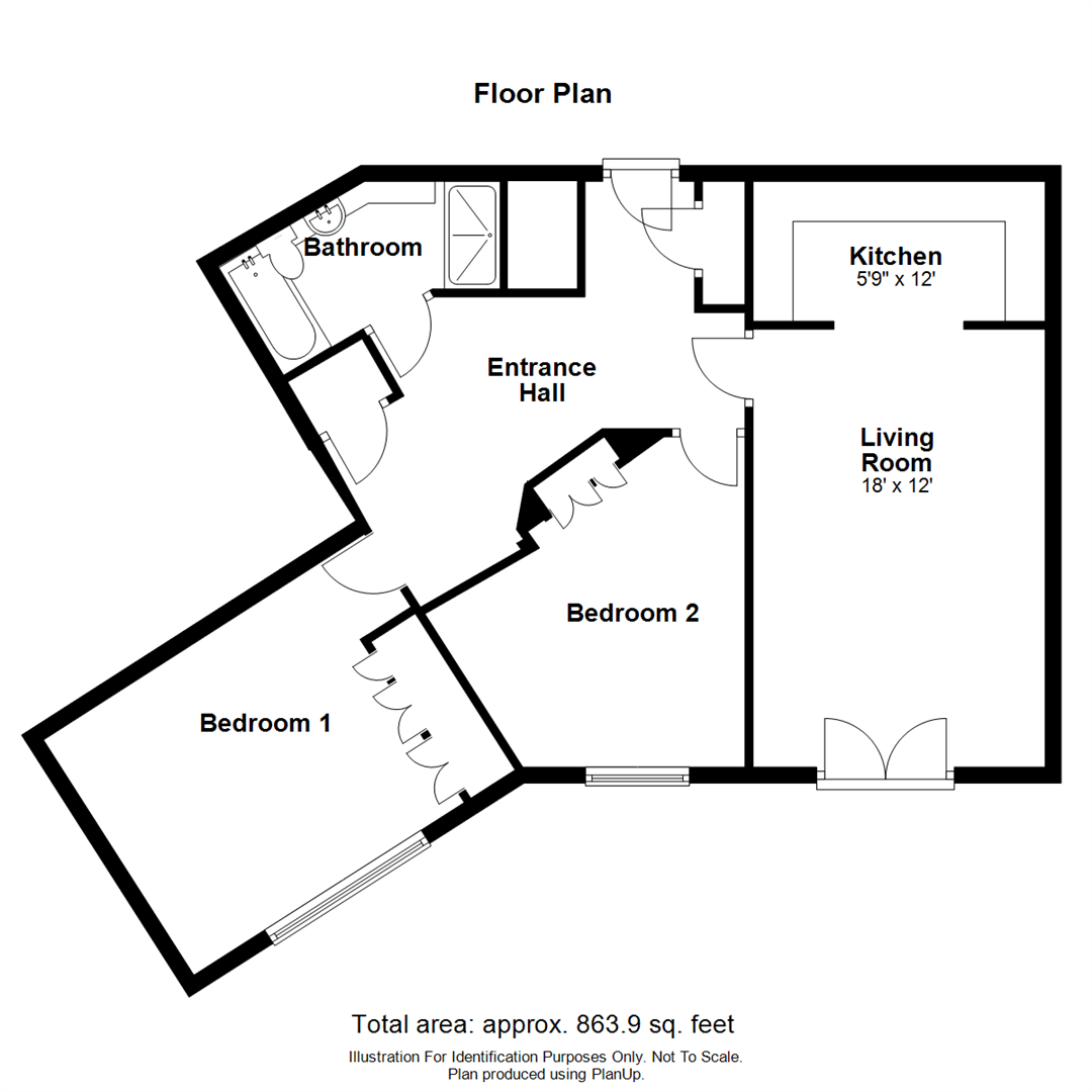 14 Radbrook House, 46 Stanhill Road, Shrewsbury, SY3 6AL floorplan