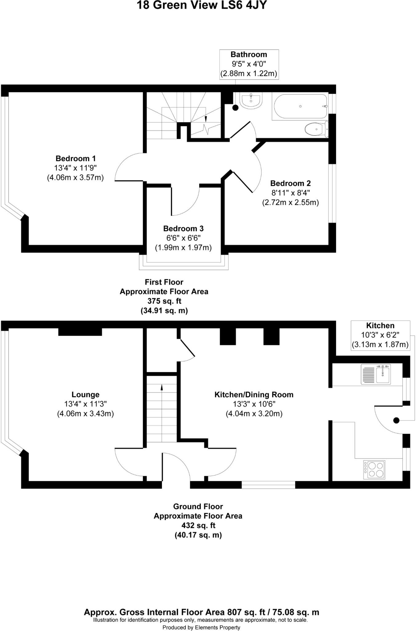 Green View, Meanwood, Leeds, LS6 floorplan