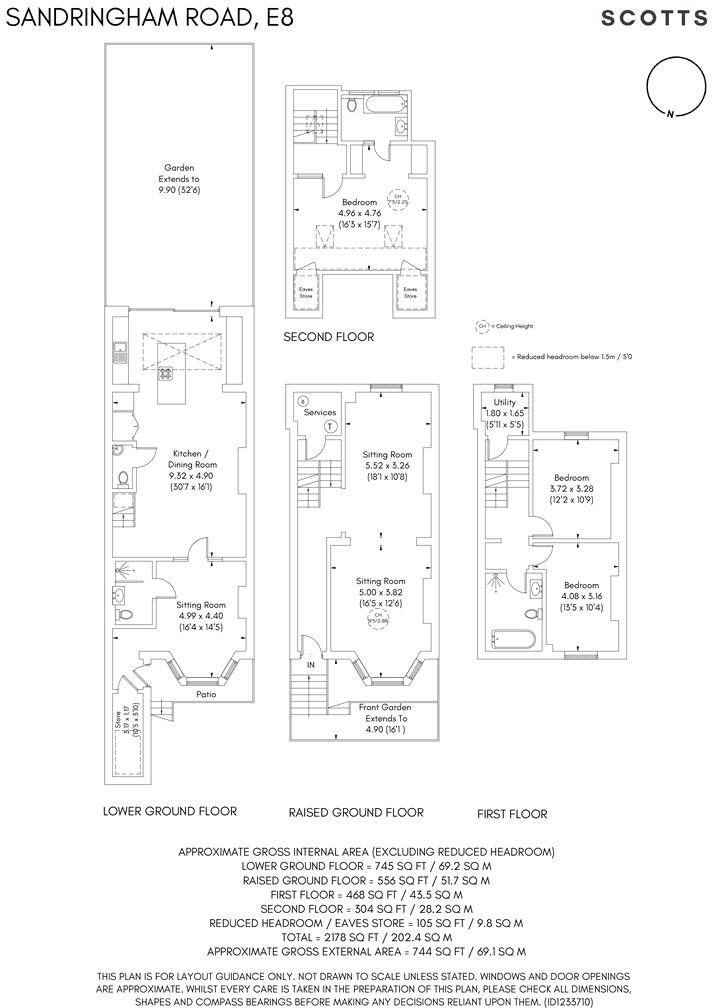Sandringham Road, St Mark’s Conservation Area, Hackney, London, E8 floorplan