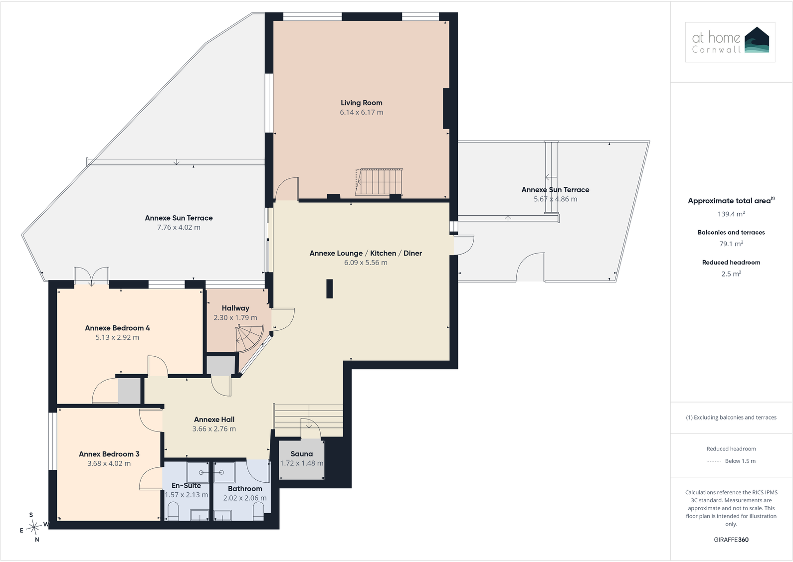 Sparnon Close, St Austell, PL25 - A Tropical Woodland Retreat with Annexe, Sauna and Over 3,000 Sq Ft floorplan